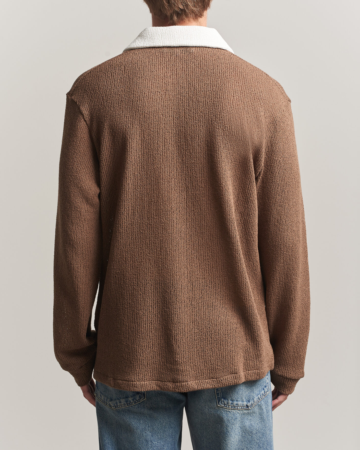 Herren | Pullover | Palmes | Knitted Rugby Brown