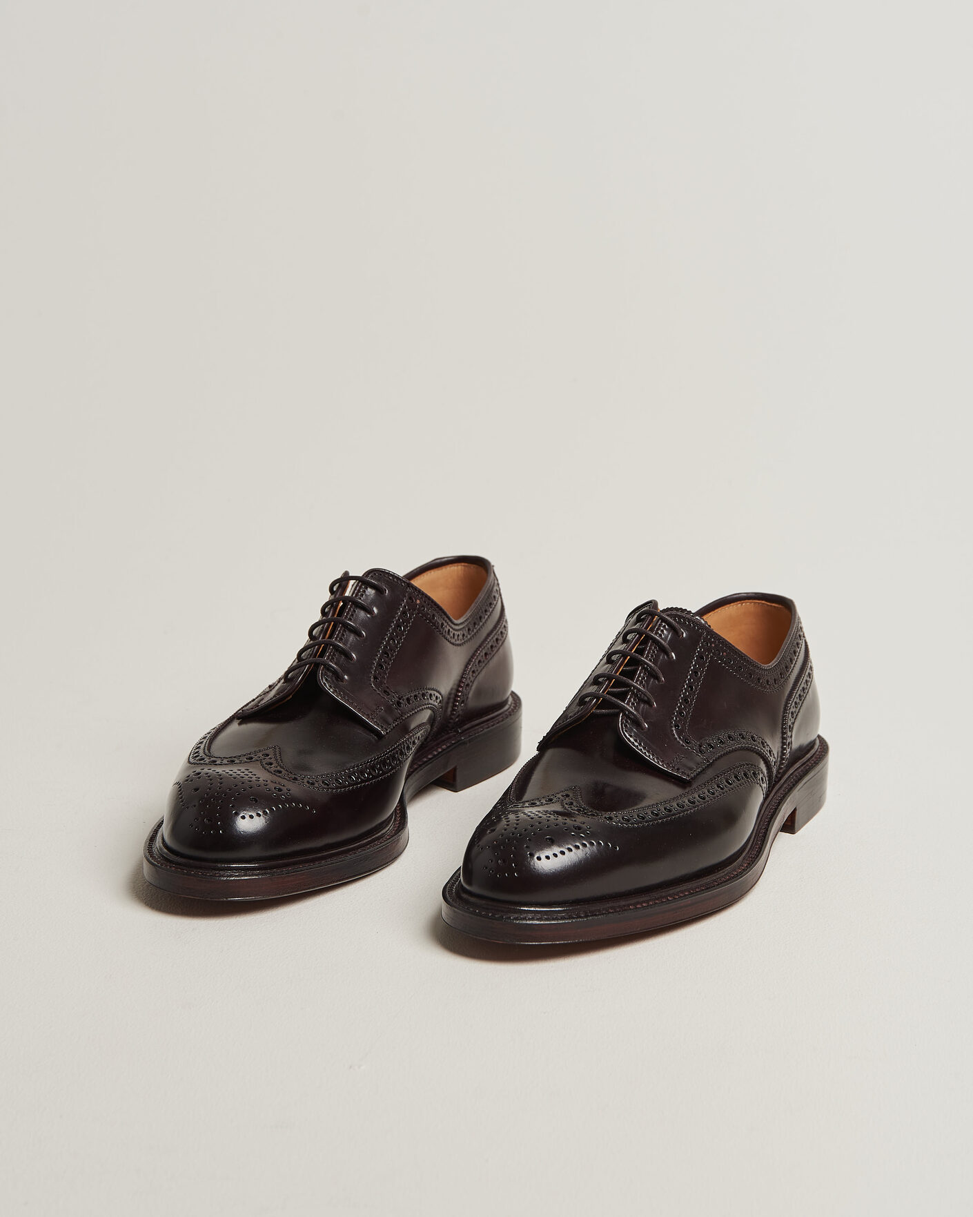 Herren | Brogue | Crockett & Jones | Pembroke Burgundy Shell Cordovan