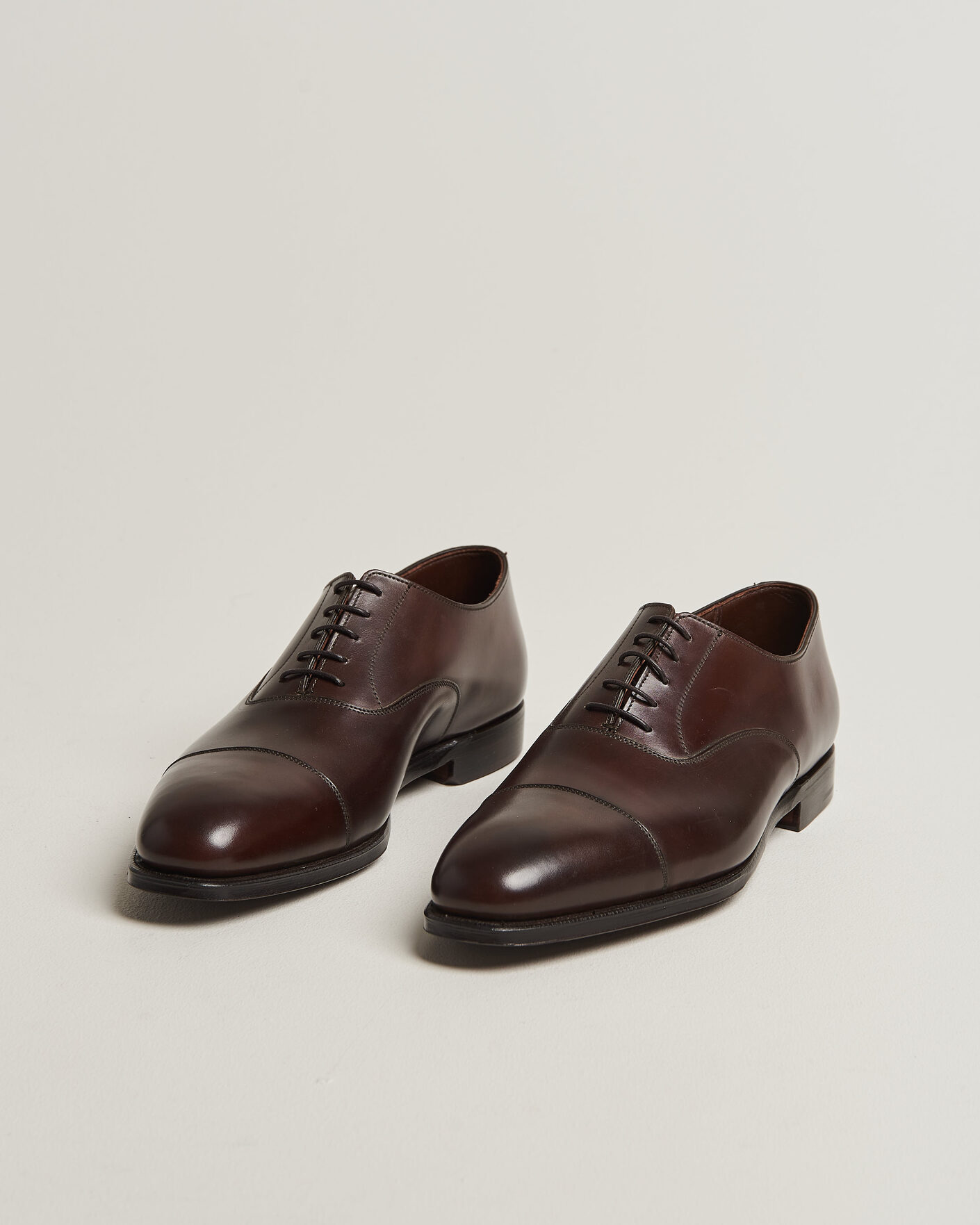 Herren | Oxford | Crockett & Jones | Audley Handgrade Oxford Dark Brown Antique Calf