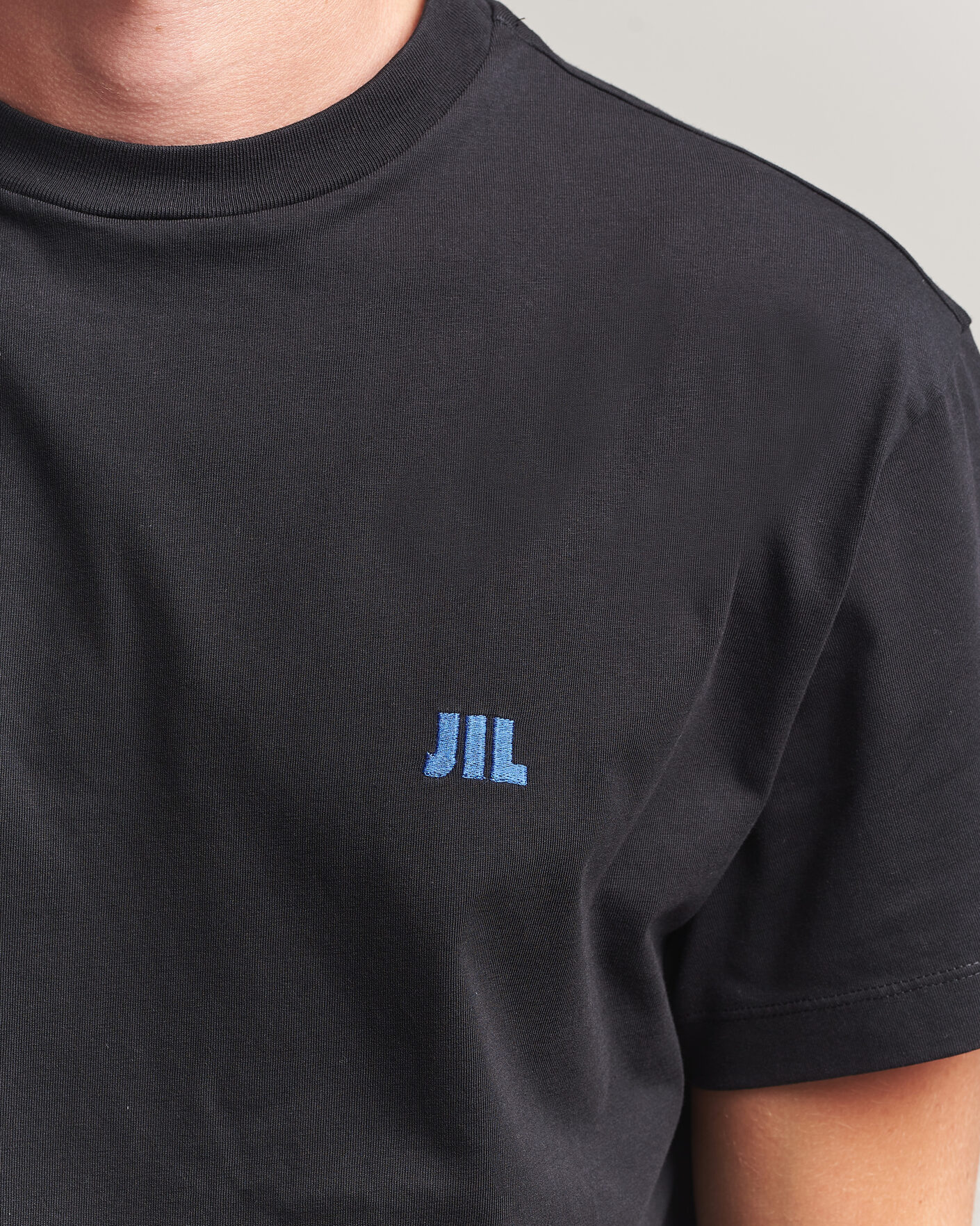 Herren | T-Shirts | Jil Sander | Short Sleeve Jil Logo T-Shirt Black
