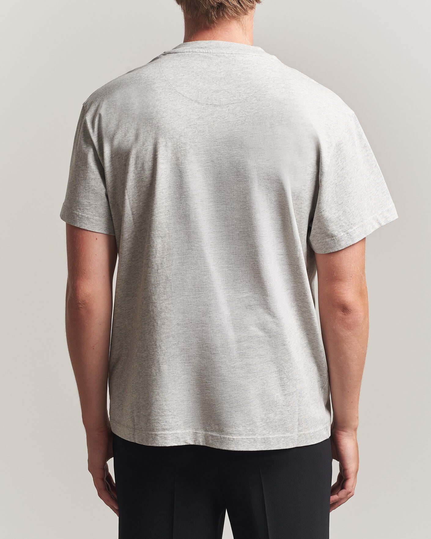 Herren | T-Shirts | Jil Sander | Short Sleeve Jil Logo T-Shirt Light Grey