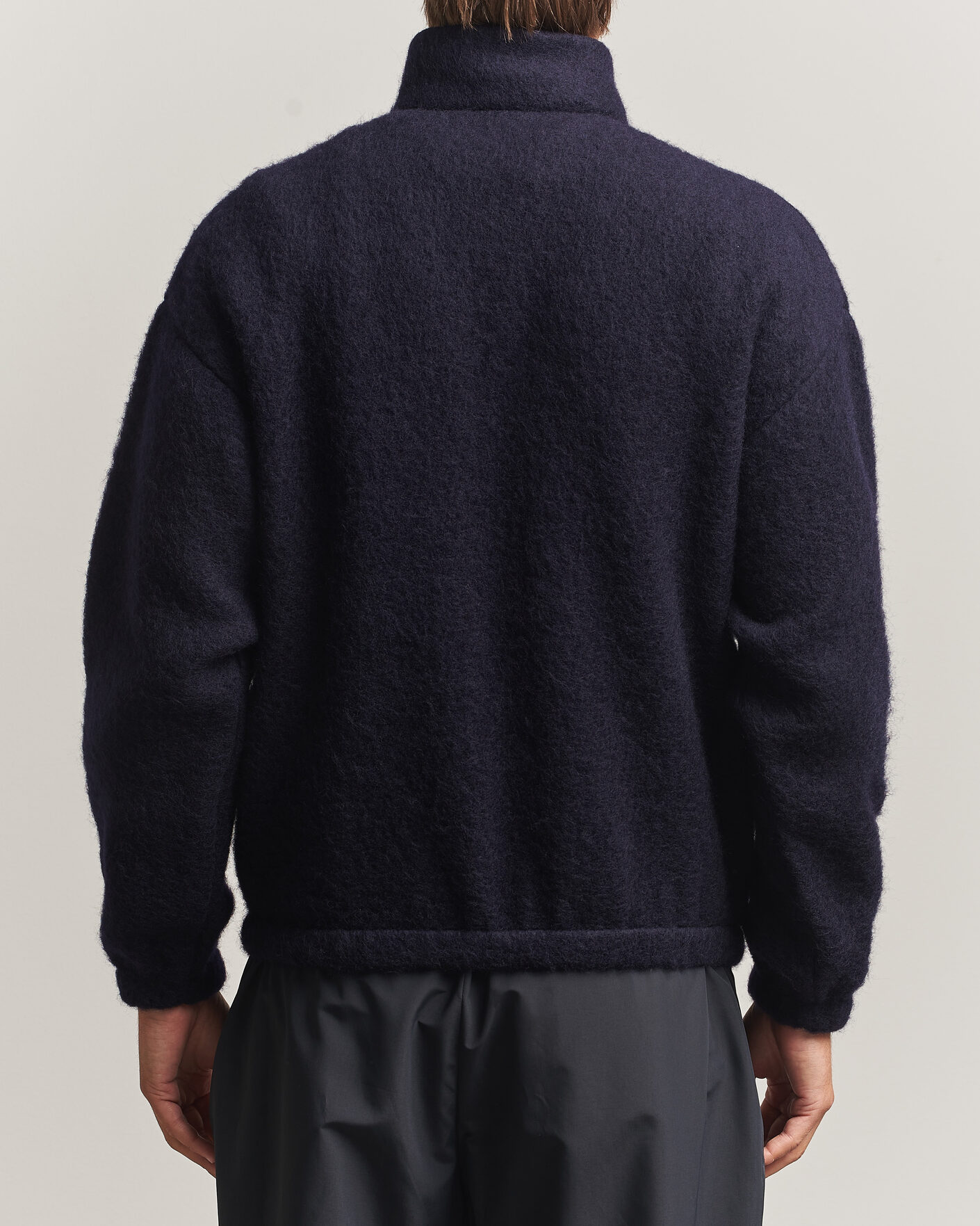 Herren | Pullover | Jil Sander | Half Zip Fleece Sweater Navy