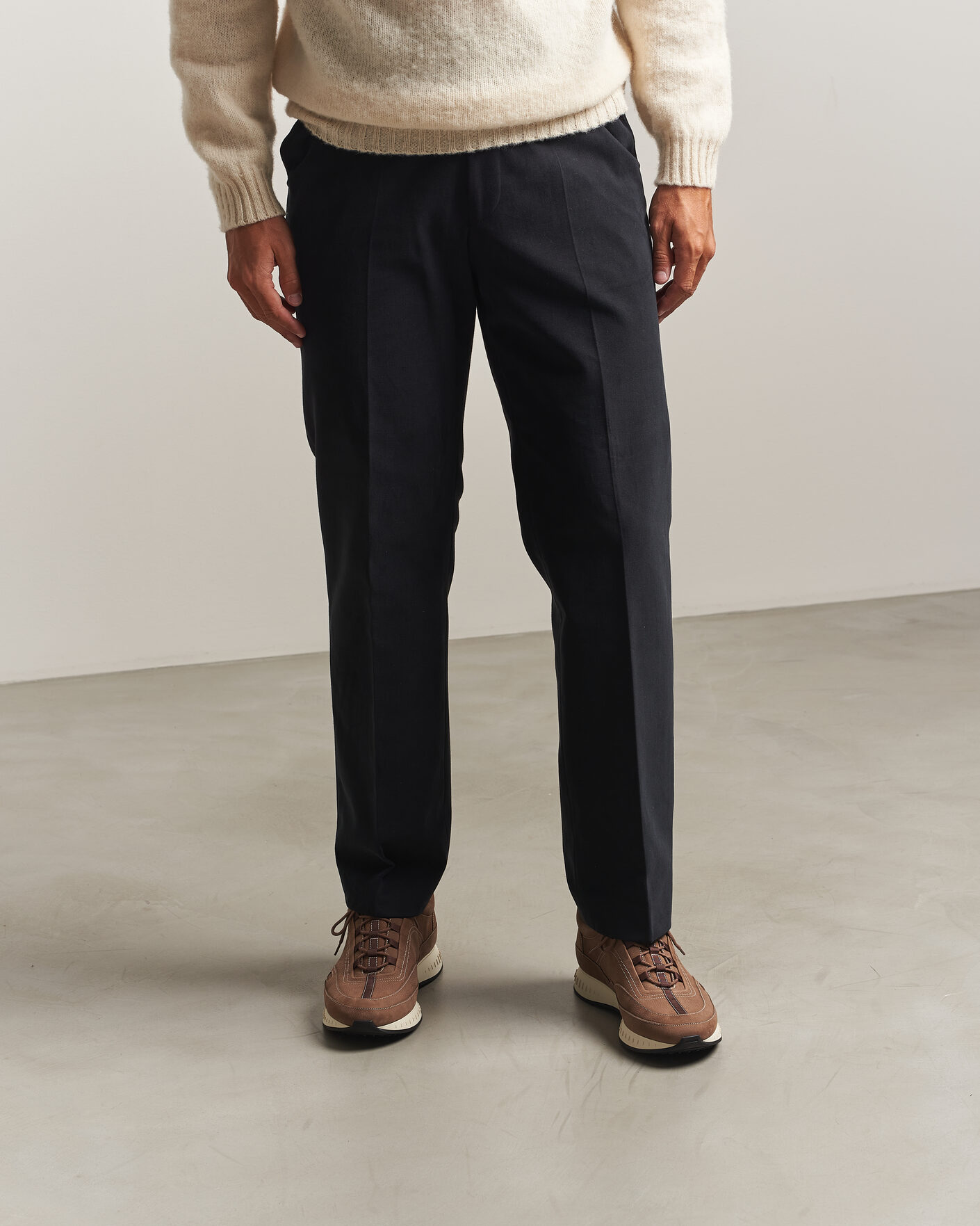 Herren | Sneaker | John Lobb | Stream Running Sneakers Moka Nubuck