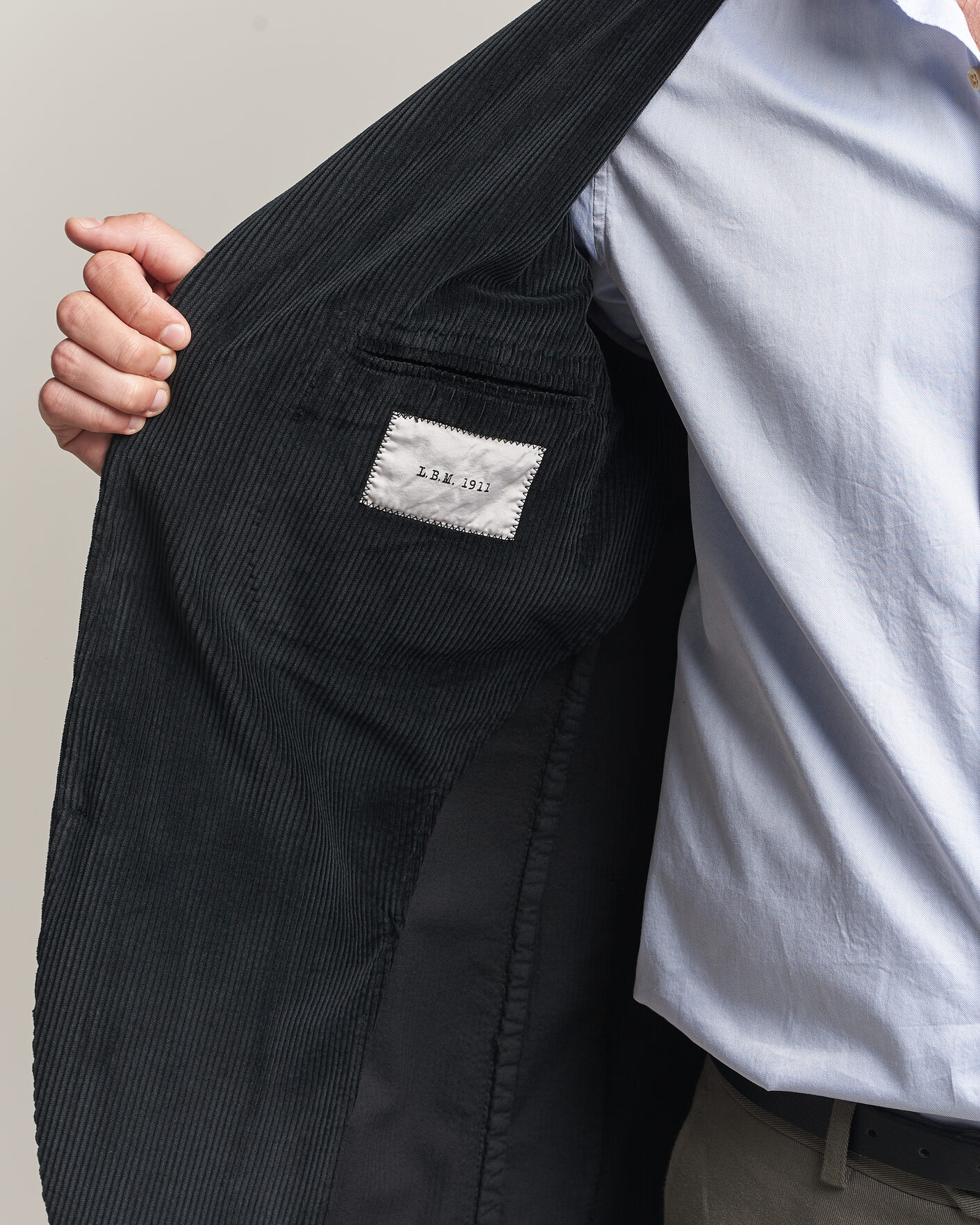 Herren | Sakkos | L.B.M. 1911 | Jack Corduroy Blazer Black