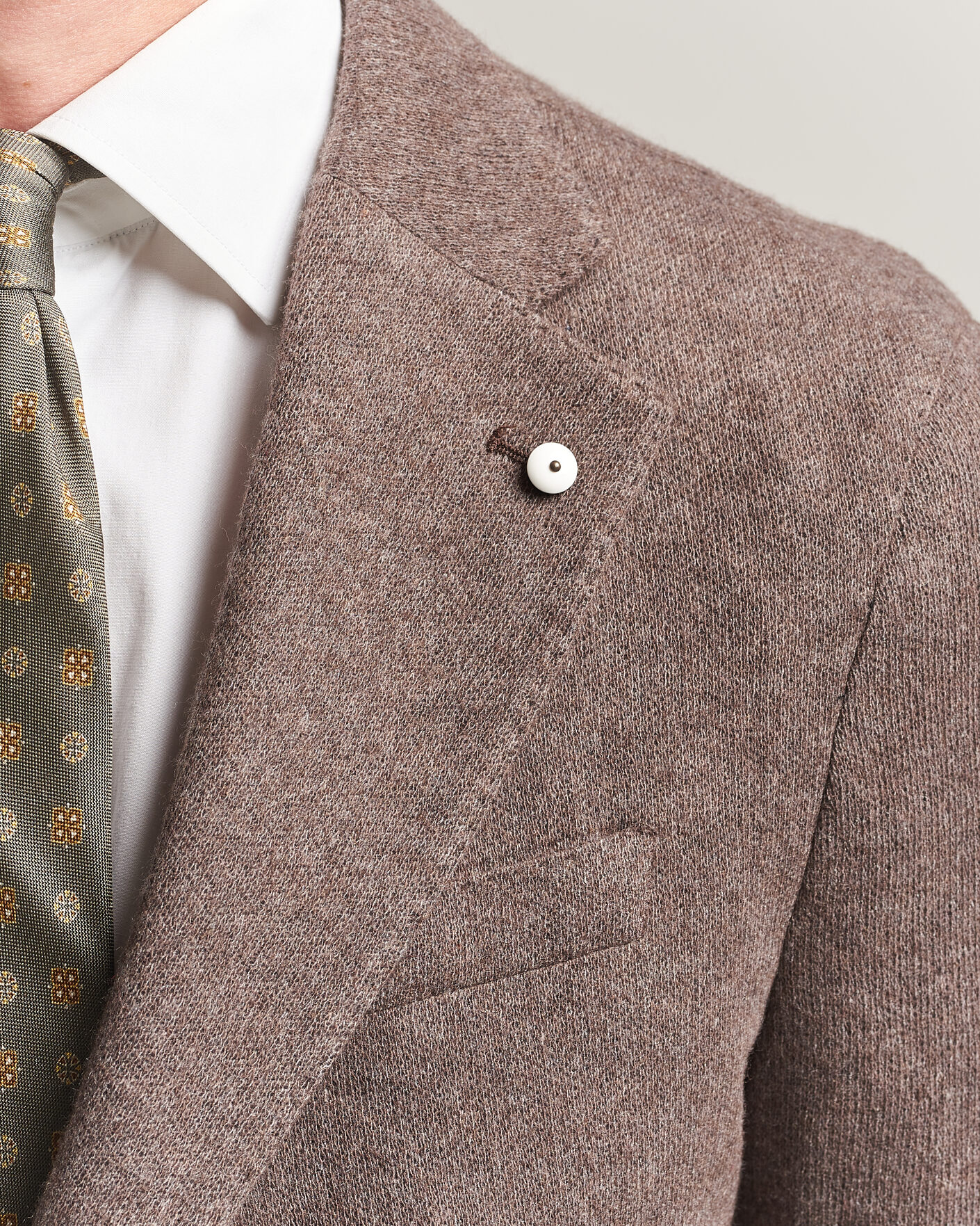 Herren | Sakkos | L.B.M. 1911 | Jack Knitted Cashmere Mix Blazer Brown