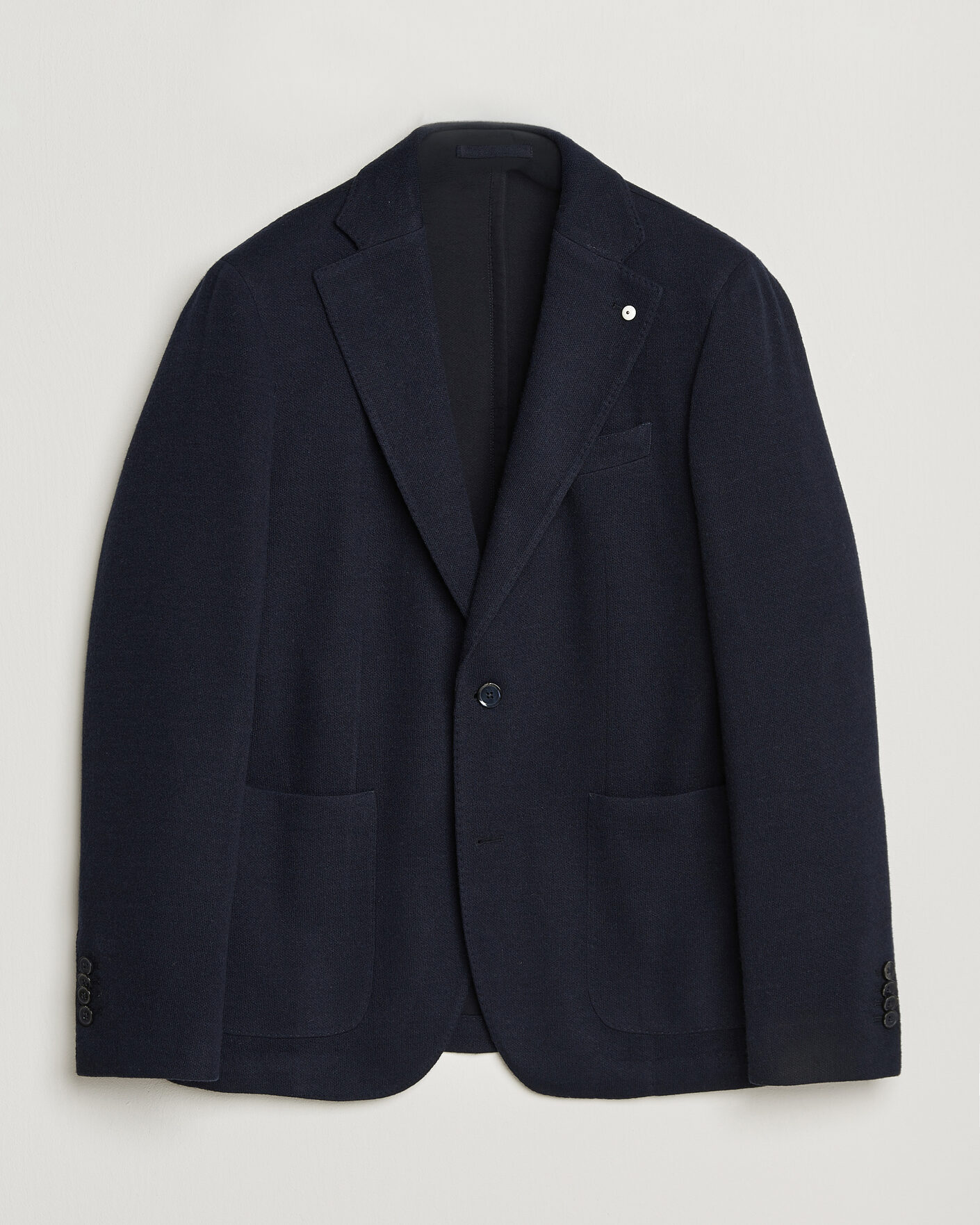Herren | Sakkos | L.B.M. 1911 | Jack Knitted Cashmere Mix Blazer Navy