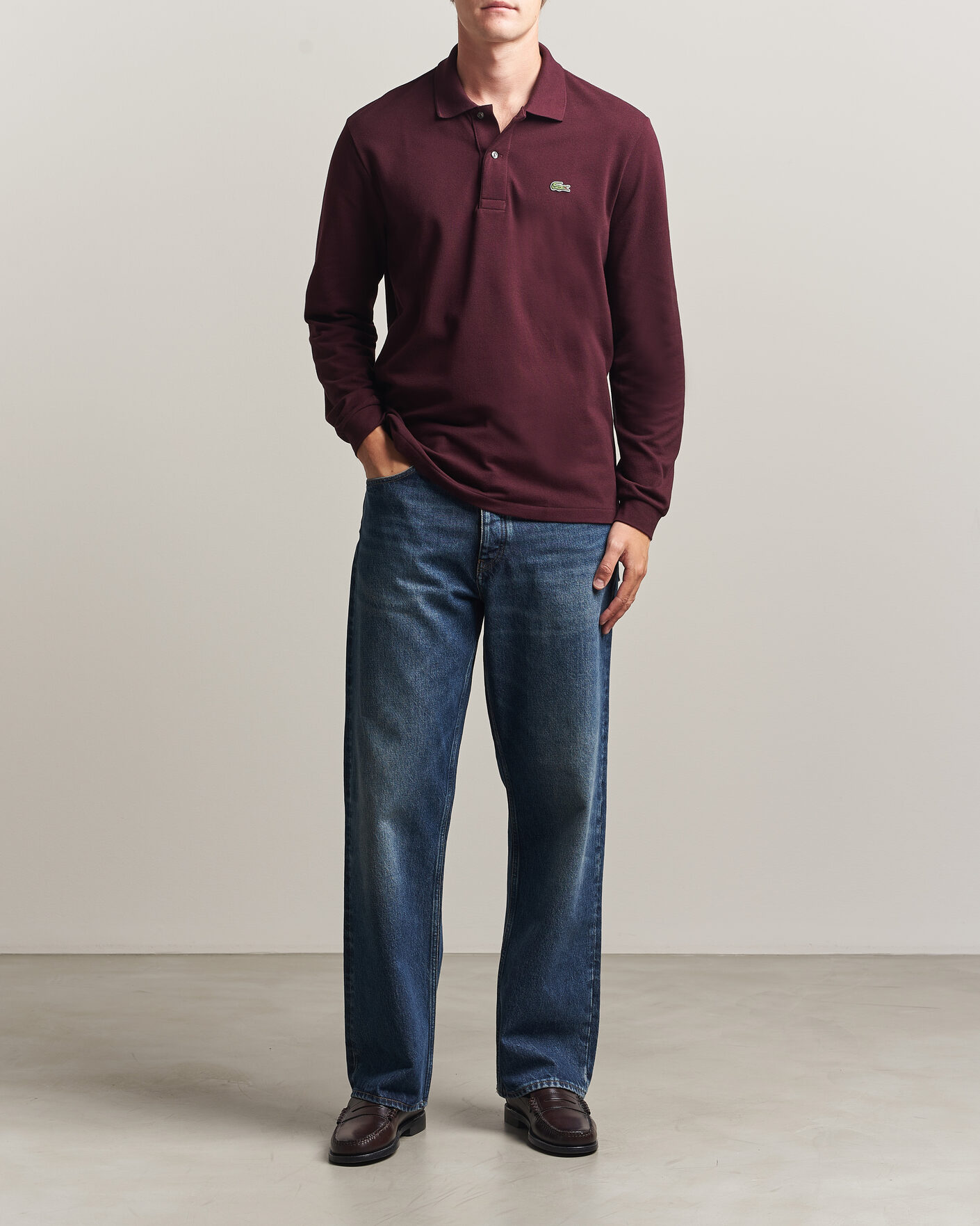 Herren | Poloshirts | Lacoste | Original Long Sleeve Polo Piké Oxalis