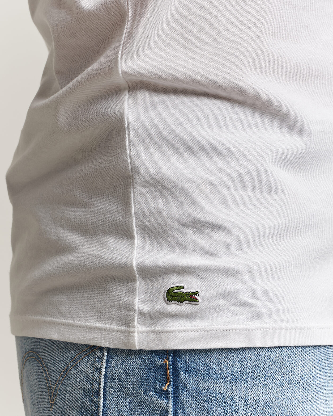 Herren | T-Shirts | Lacoste | 3-Pack Crew Neck T-Shirt White