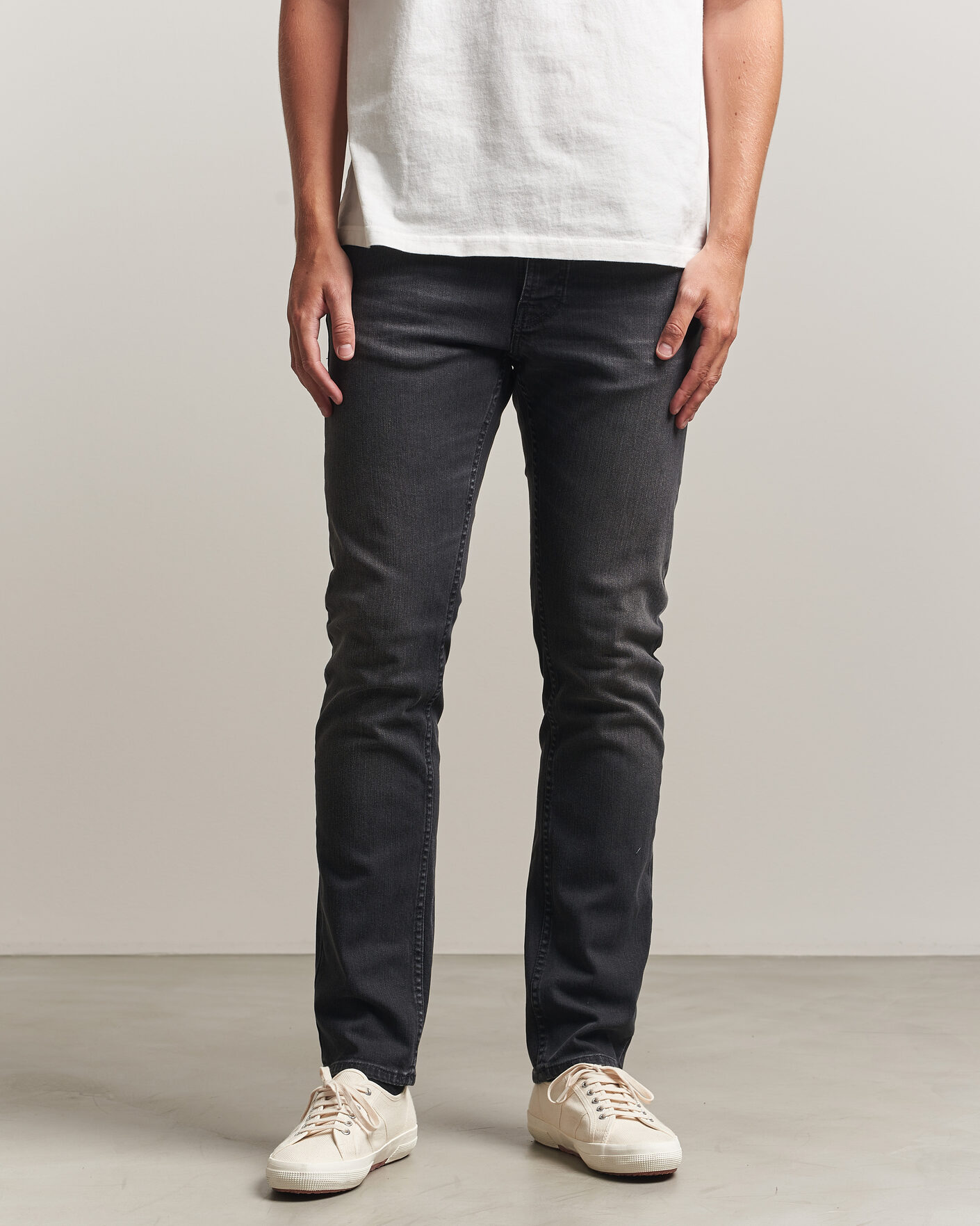 Herren | Jeans | Nudie Jeans | Grim Tim Jeans Black Mist