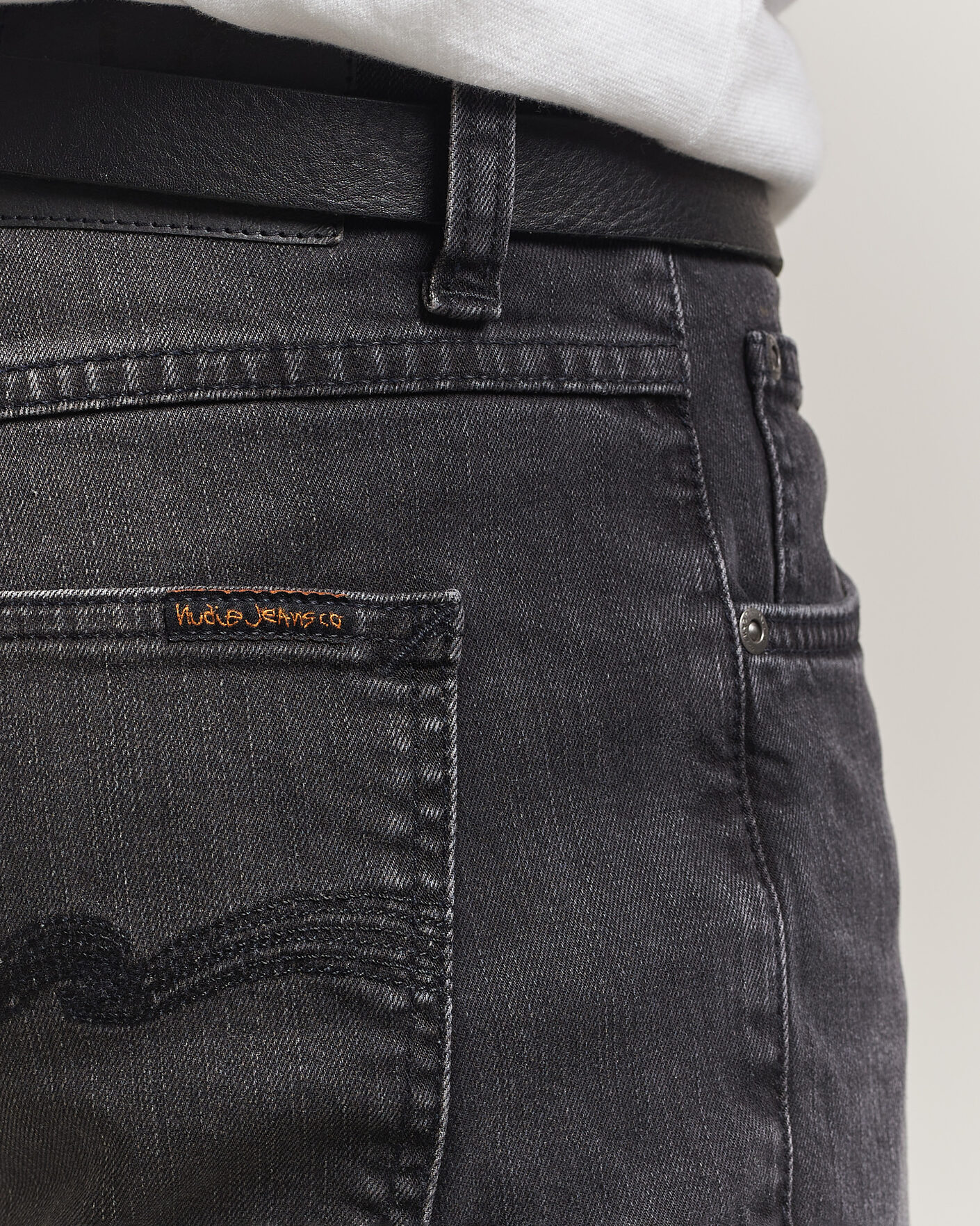 Herren | Jeans | Nudie Jeans | Solid Ollie Jeans Black Mist