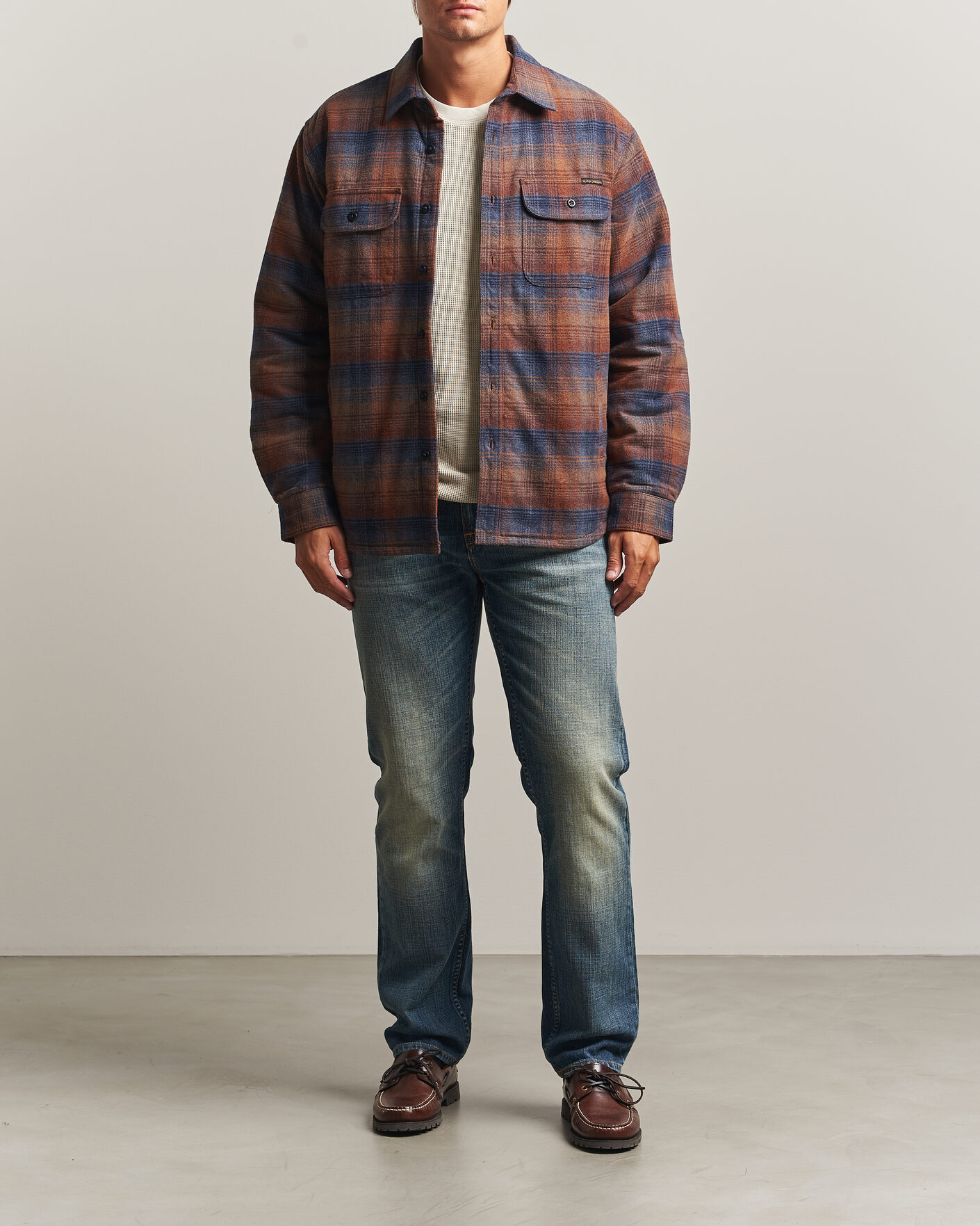 Herren | Hemden | Nudie Jeans | Glenn Padded Checked Overshirt Multi