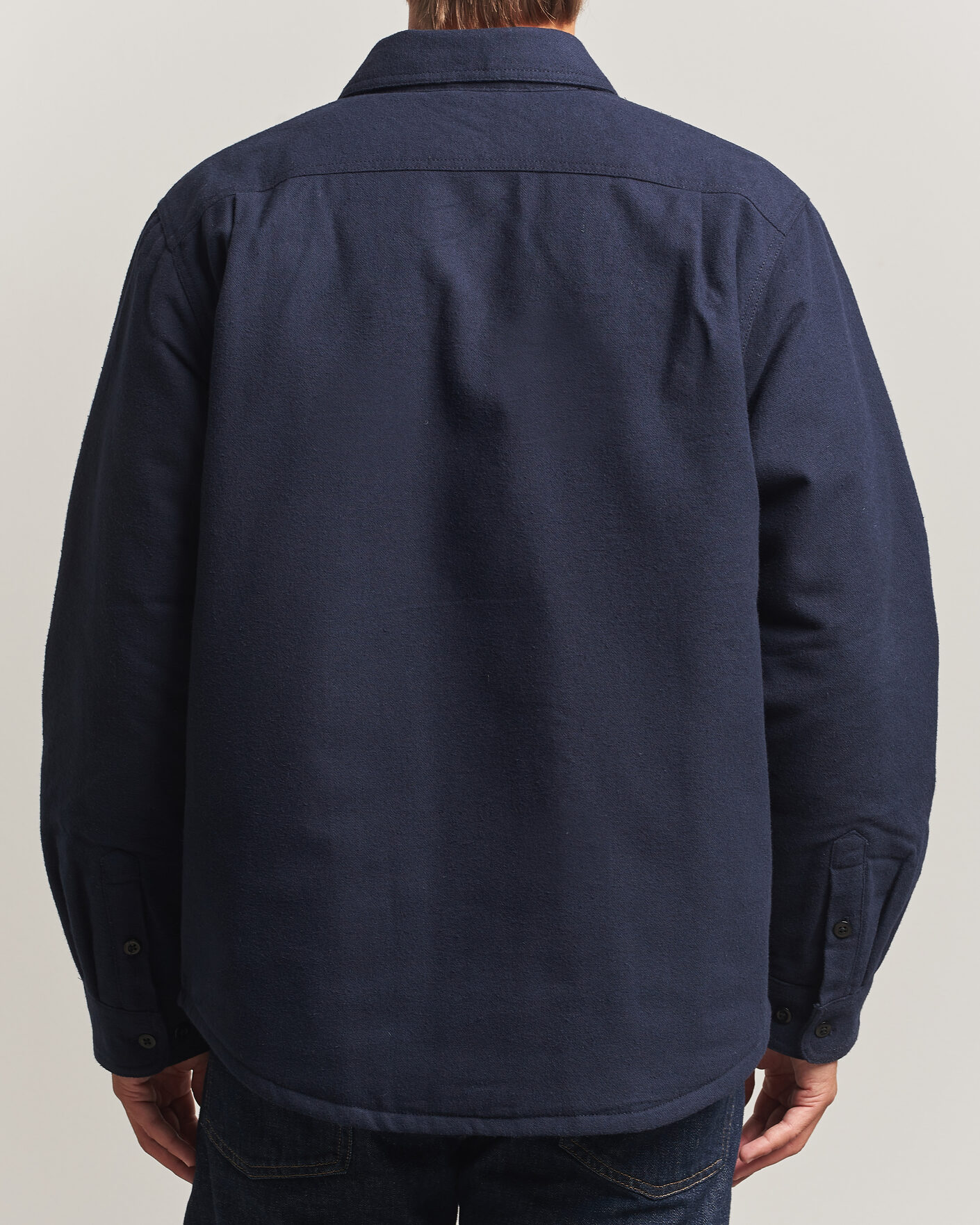 Herren | Hemden | Nudie Jeans | Glenn Padded Overshirt Blueberry