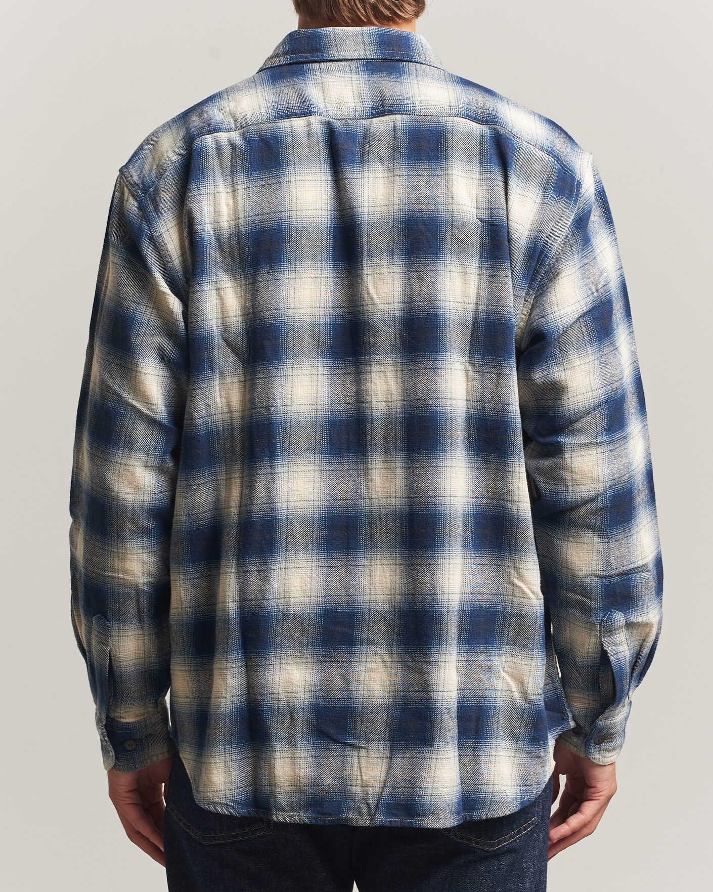 Herren | Hemden | Nudie Jeans | Julian Worker Checked Shirt Blue