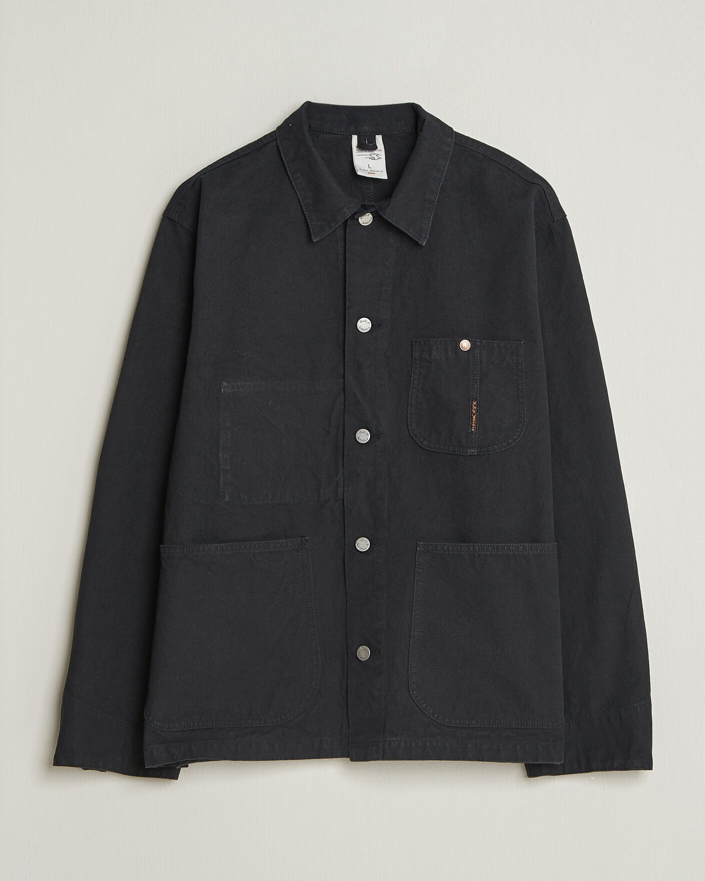 Herren | Jacken | Nudie Jeans | Howie Duck Canvas Chore Jacket Black