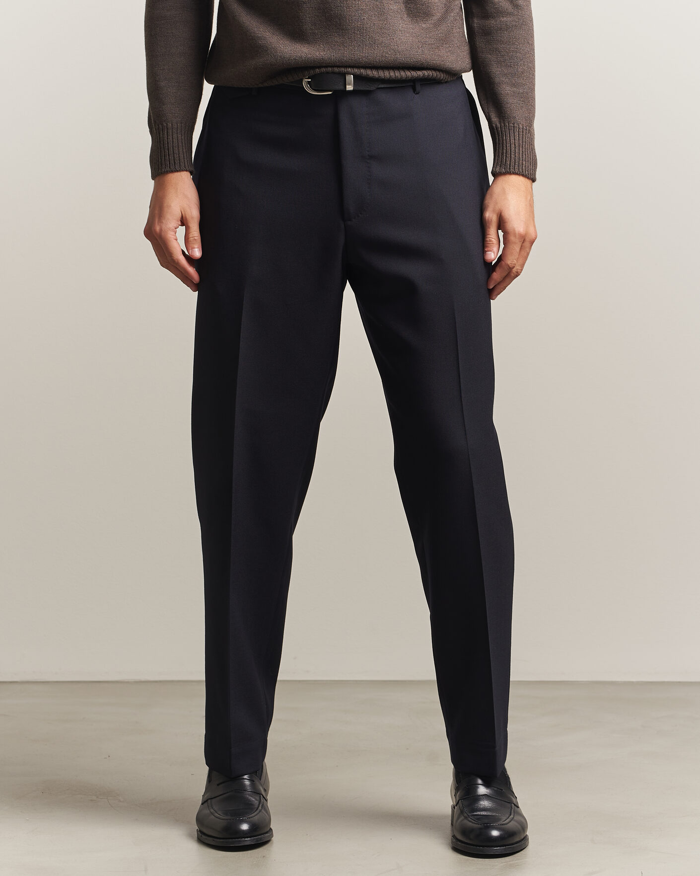 Herren | Hosen | Santaniello | Wool Trousers Navy