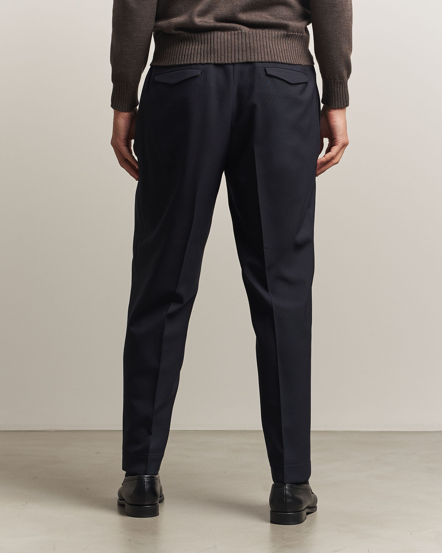 Herren | Hosen | Santaniello | Wool Trousers Navy