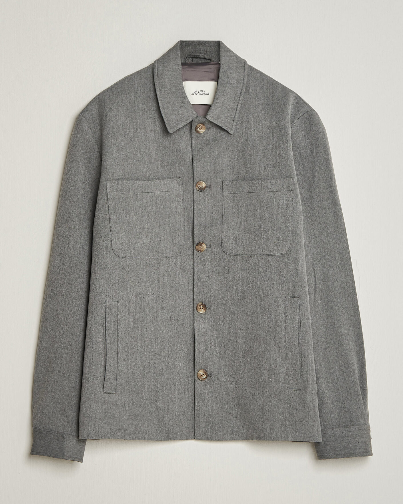 Herren | Hemden | LES DEUX | Marsielle Hybrid Jacket Grey Melange