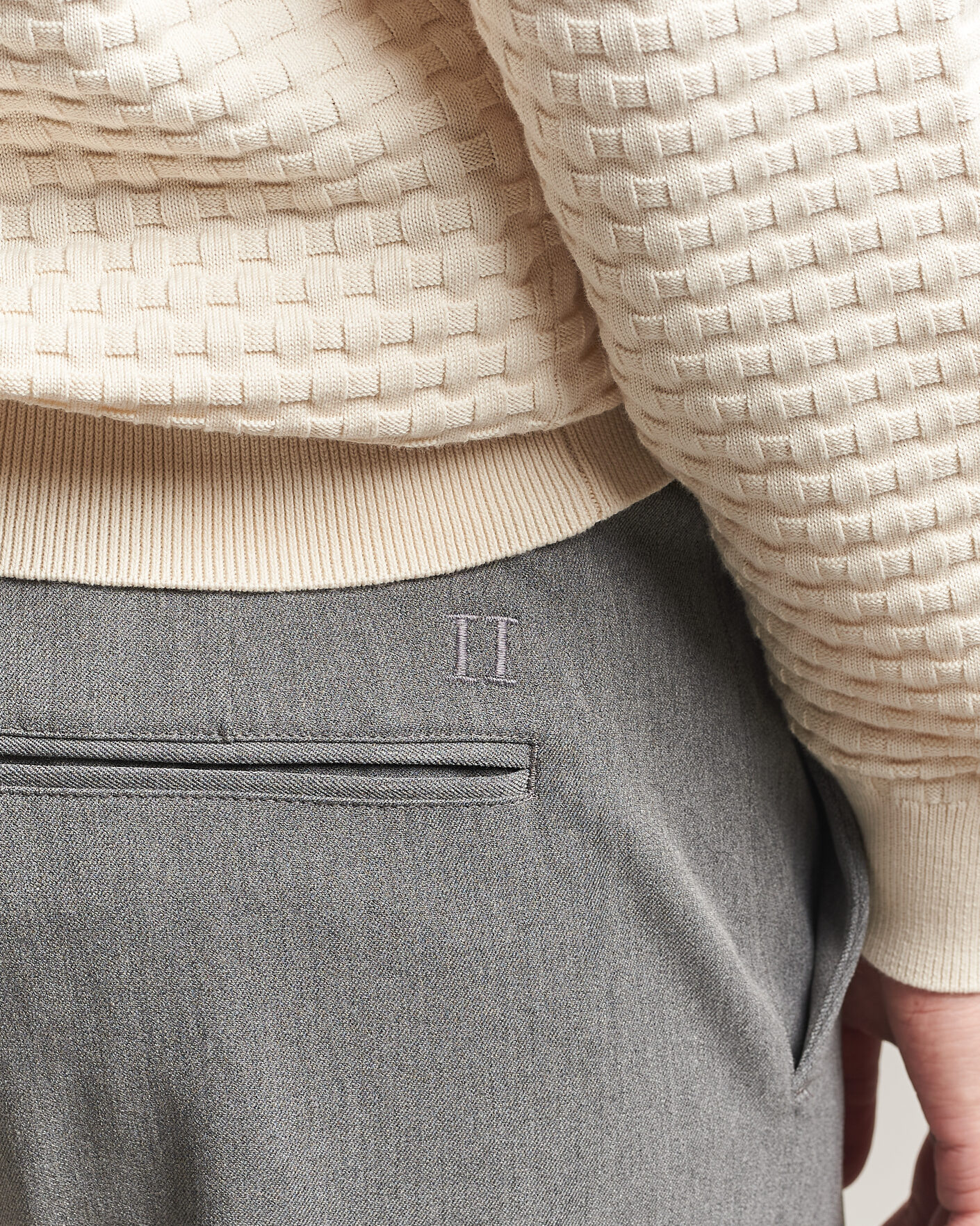 Herren | Hosen | LES DEUX | Como Solid Slack Pants Grey Melange