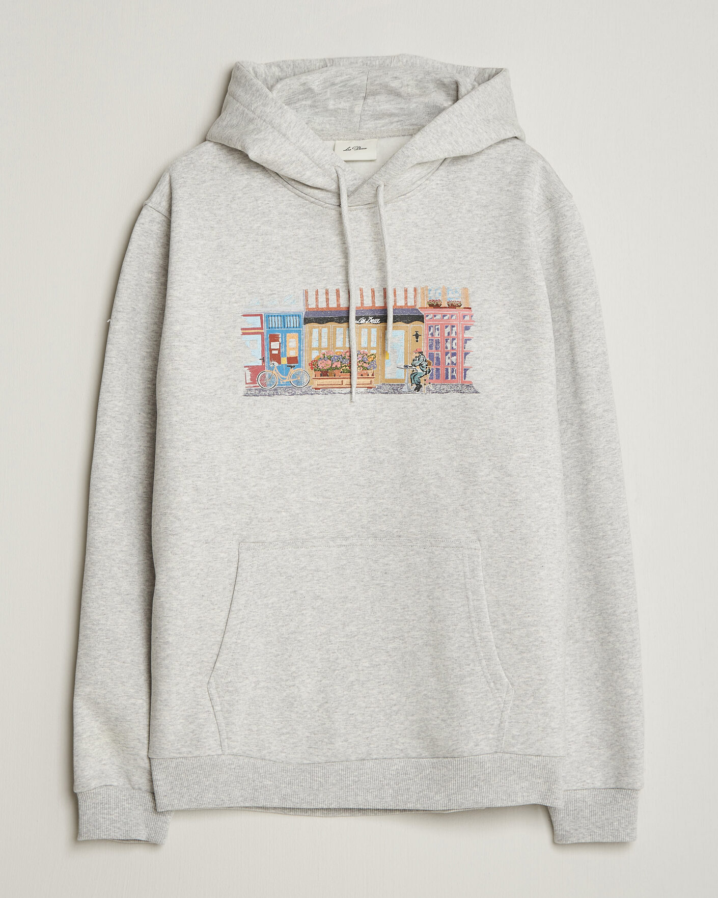Herren | Pullover | LES DEUX | Market Hoodie Snow Melange