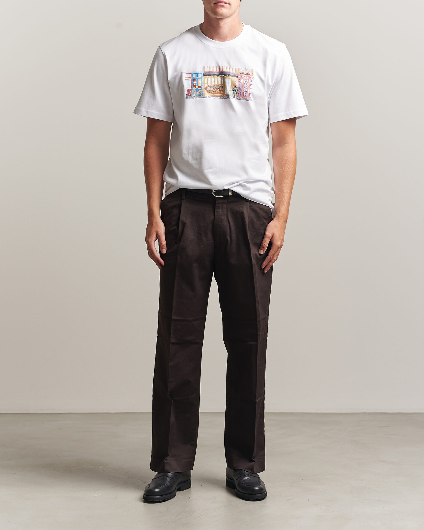 Herren | T-Shirts | LES DEUX | Market T-Shirt White