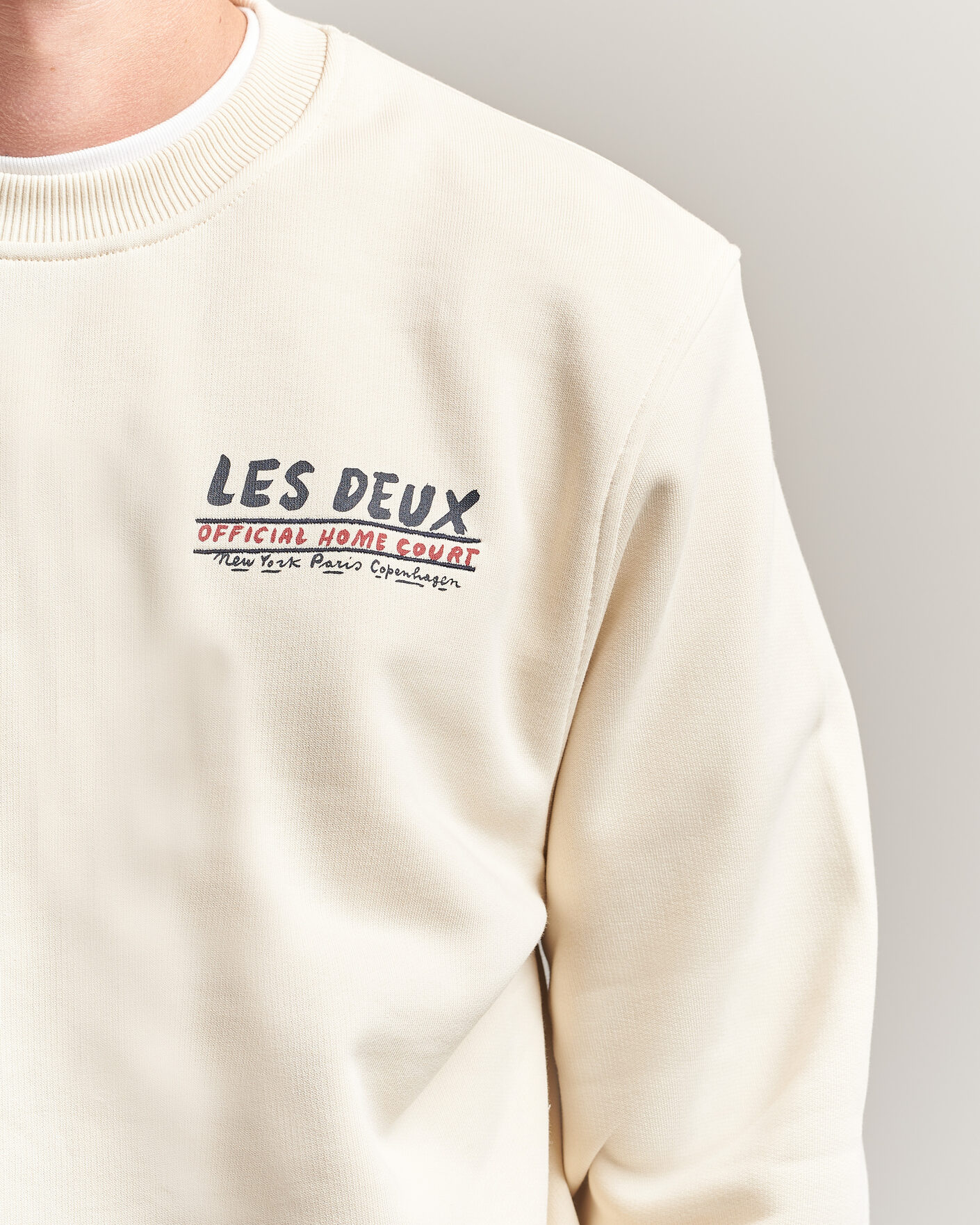 Herren | Pullover | LES DEUX | Record Sweatshirt Ivory