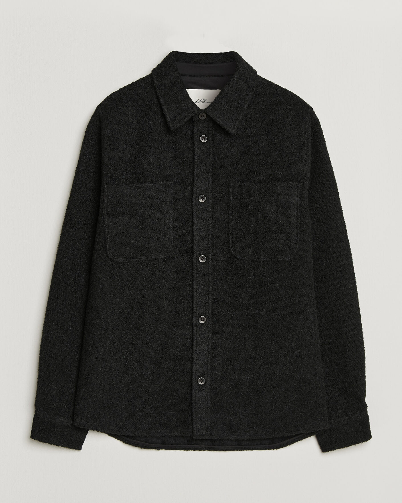 Herren | Hemden | LES DEUX | Boucle Overshirt Black