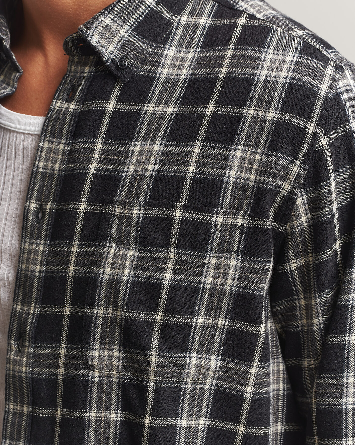 Herren | Hemden | LES DEUX | Vintage Check Shirt Black