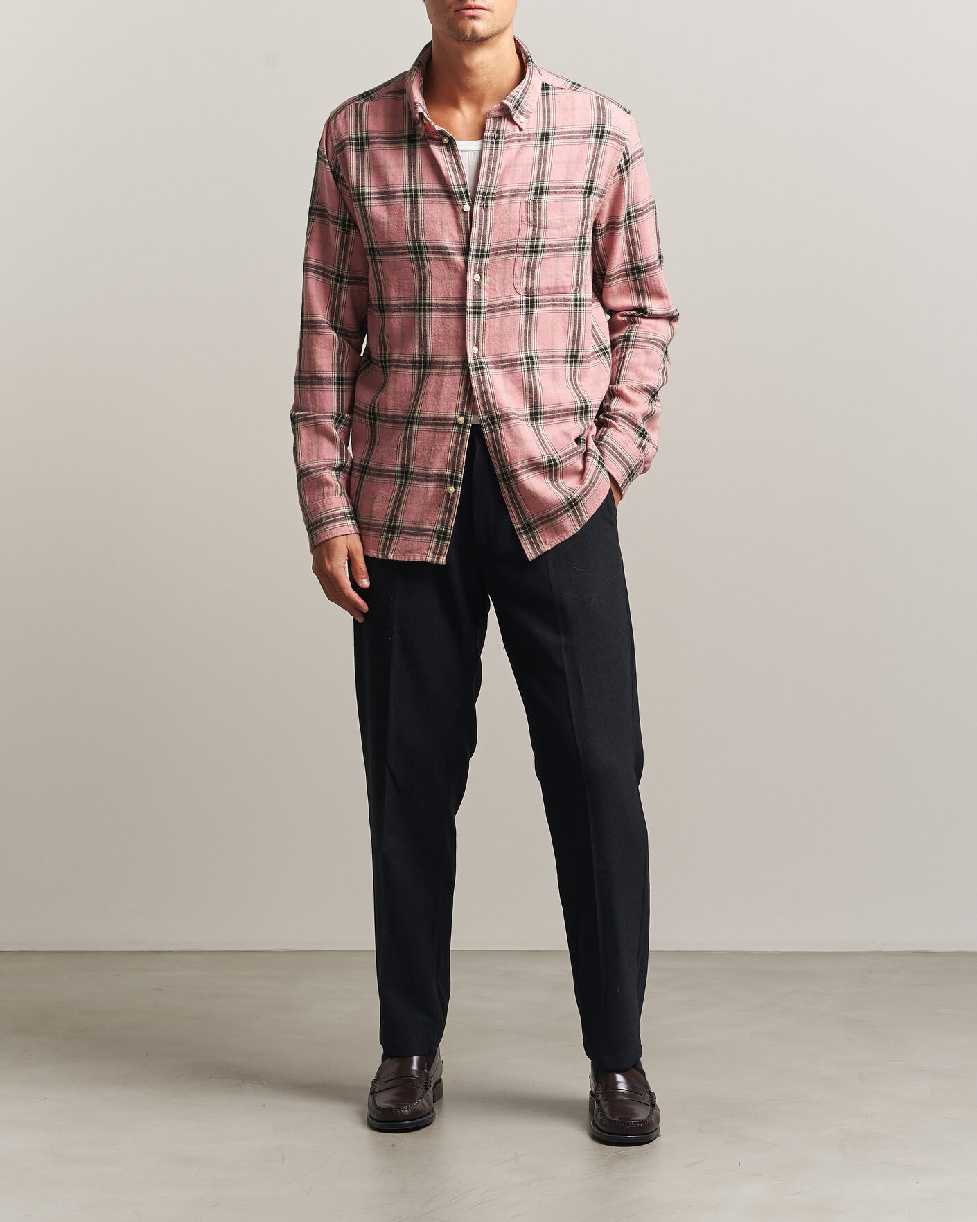 Herren | Hemden | LES DEUX | Vintage Check Shirt India Ink