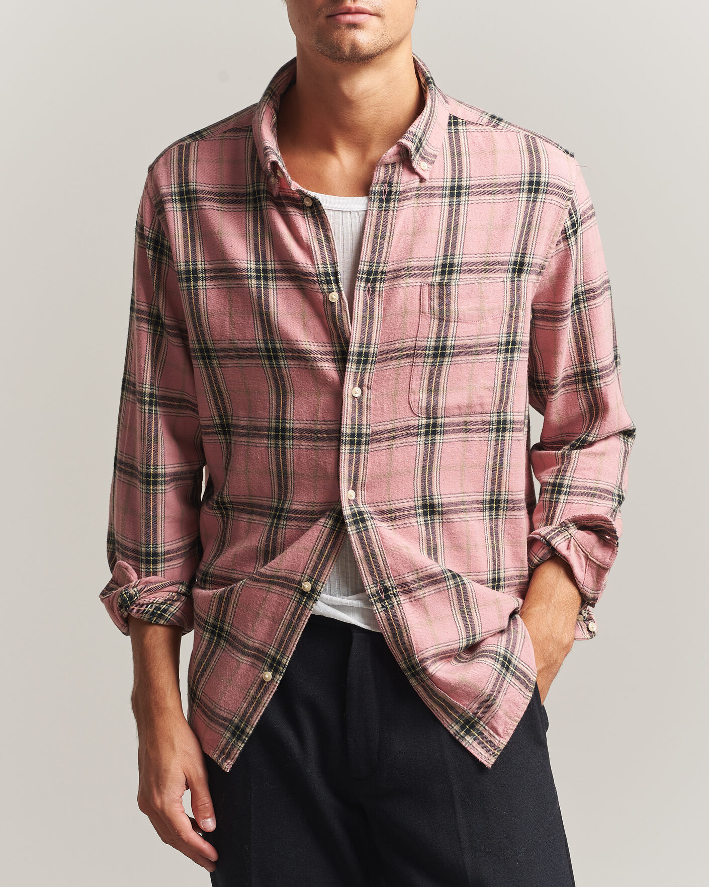 Herren | Hemden | LES DEUX | Vintage Check Shirt India Ink