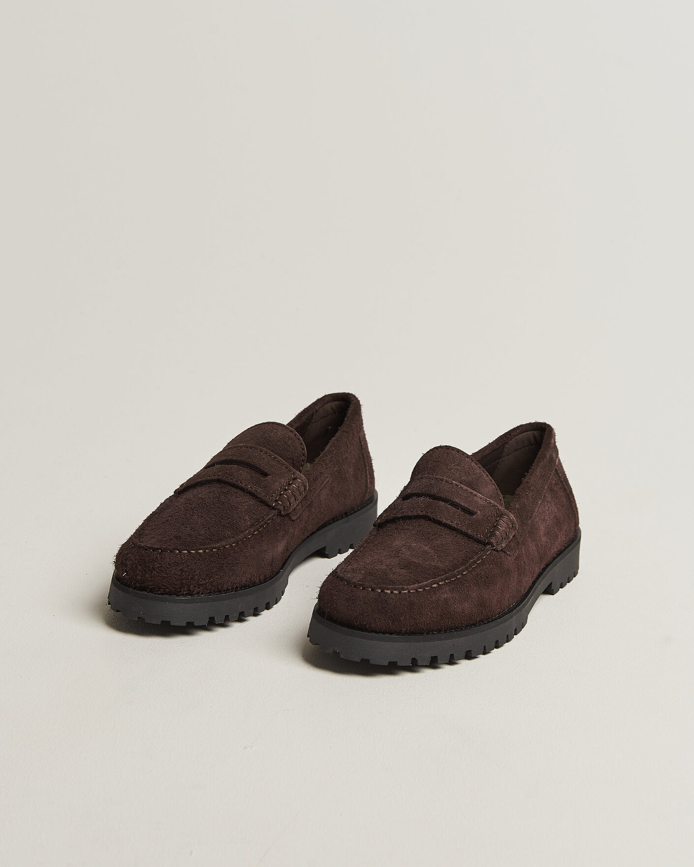 Herren | Loafer | LES DEUX | Hairy Suede Loafer Molé Brown