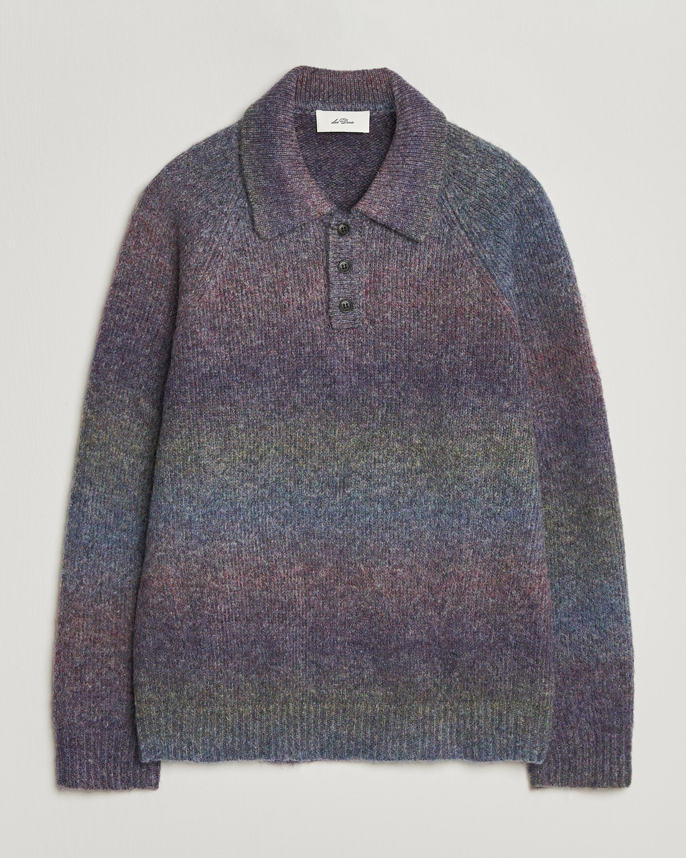 Herren | Pullover | LES DEUX | Gradient Knitted Polo Spiced Plum
