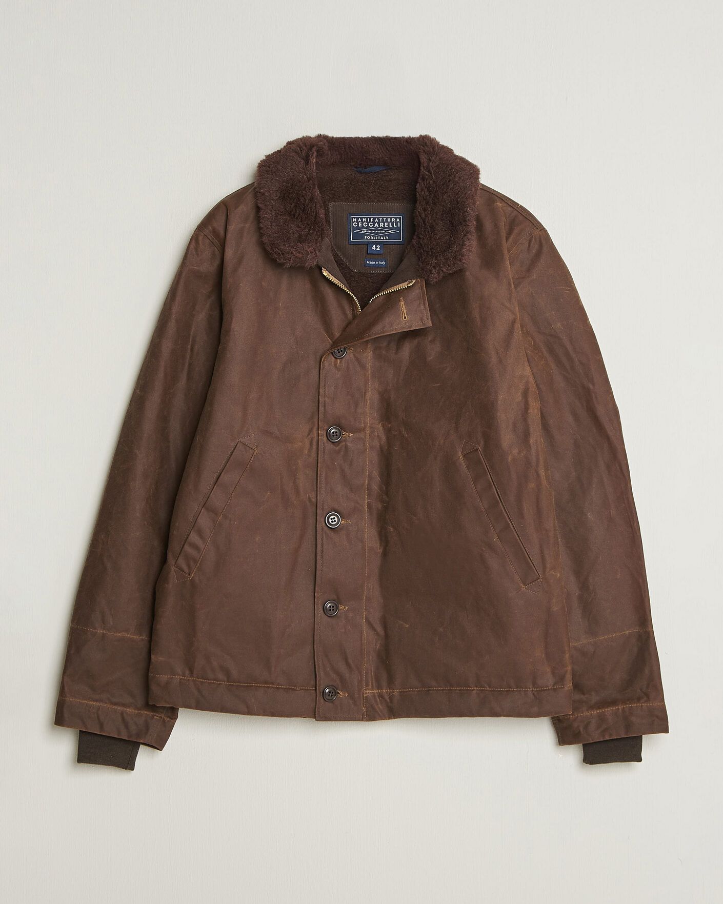 Herren | Jacken | Manifattura Ceccarelli | Deck Jacket Dark Tan