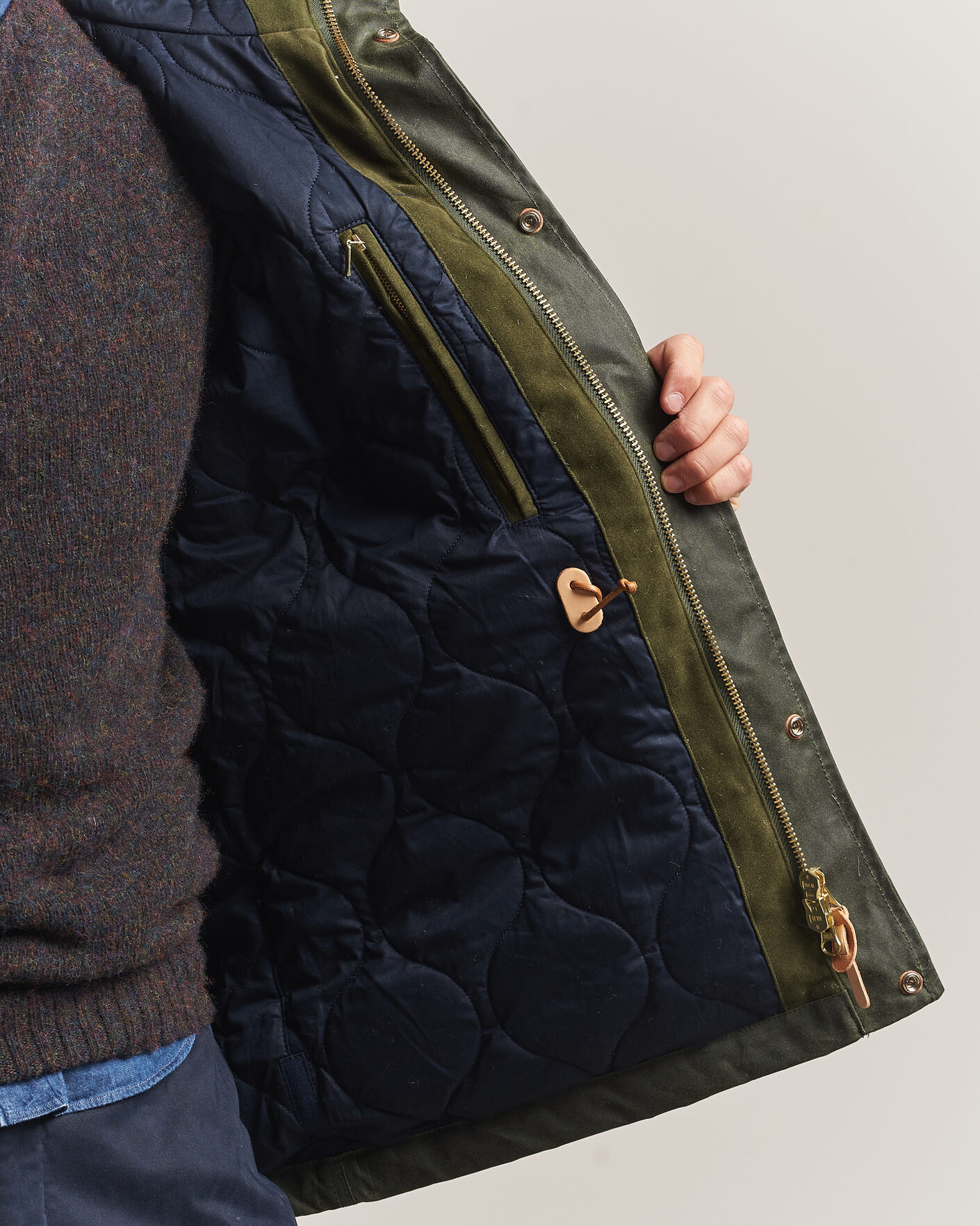 Herren | Jacken | Manifattura Ceccarelli | New Fisherman Parka Dark Green