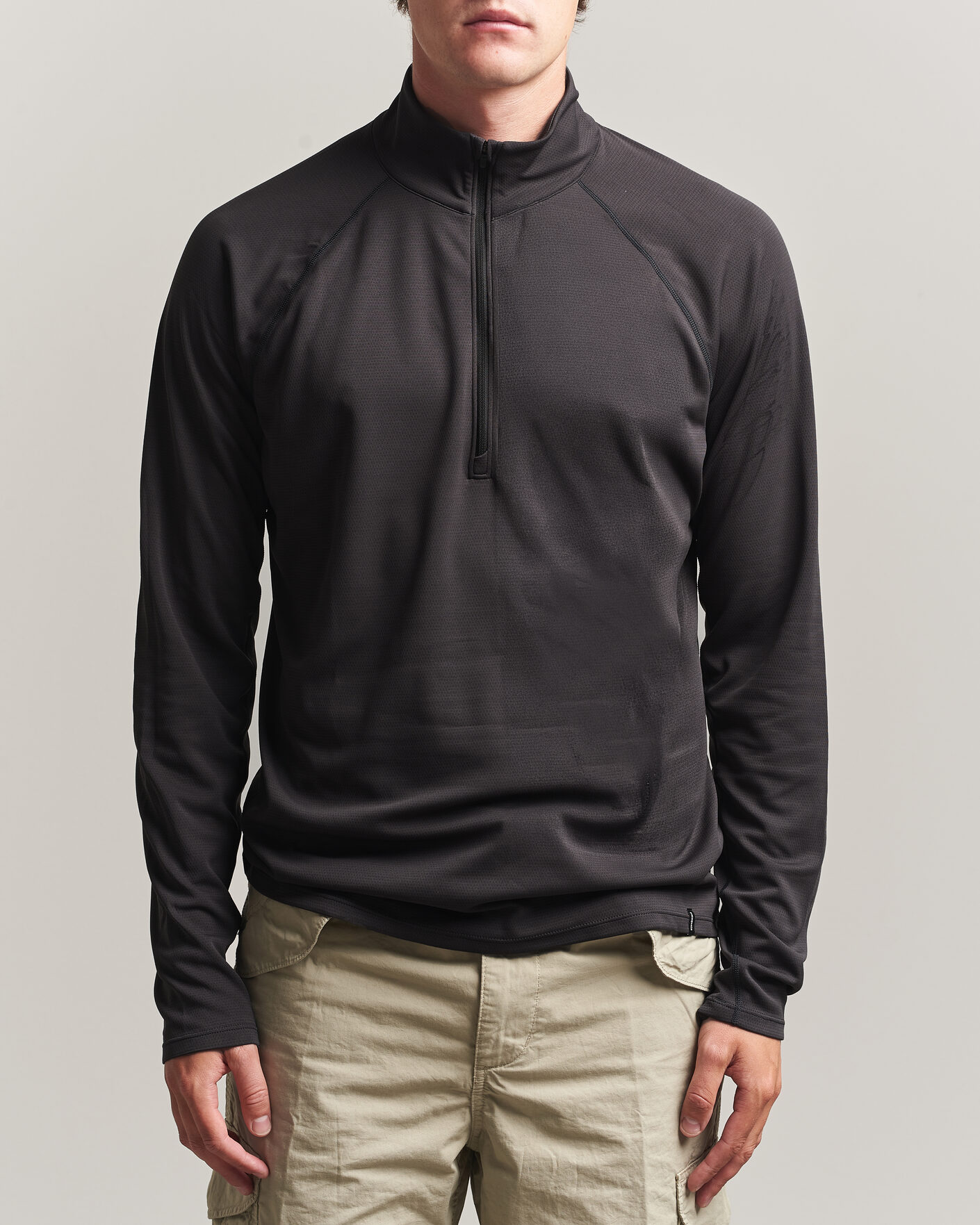 Herren | Pullover | Patagonia | Cap Midweight Zip Neck Ink Black