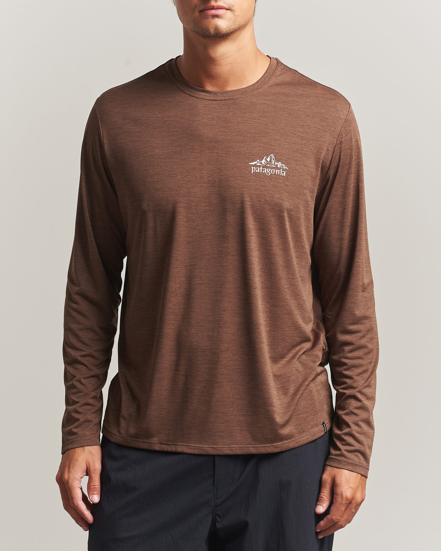 Herren | T-Shirts | Patagonia | Long Sleeve Cap Cool Shirt Berm Brown