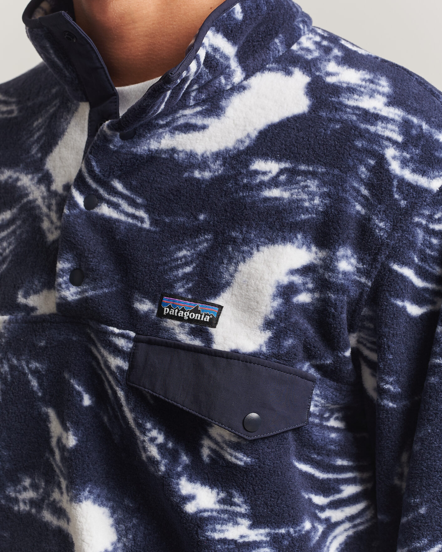 Herren | Pullover | Patagonia | Synch Snap T Half Zip Fleece Polar Breeze