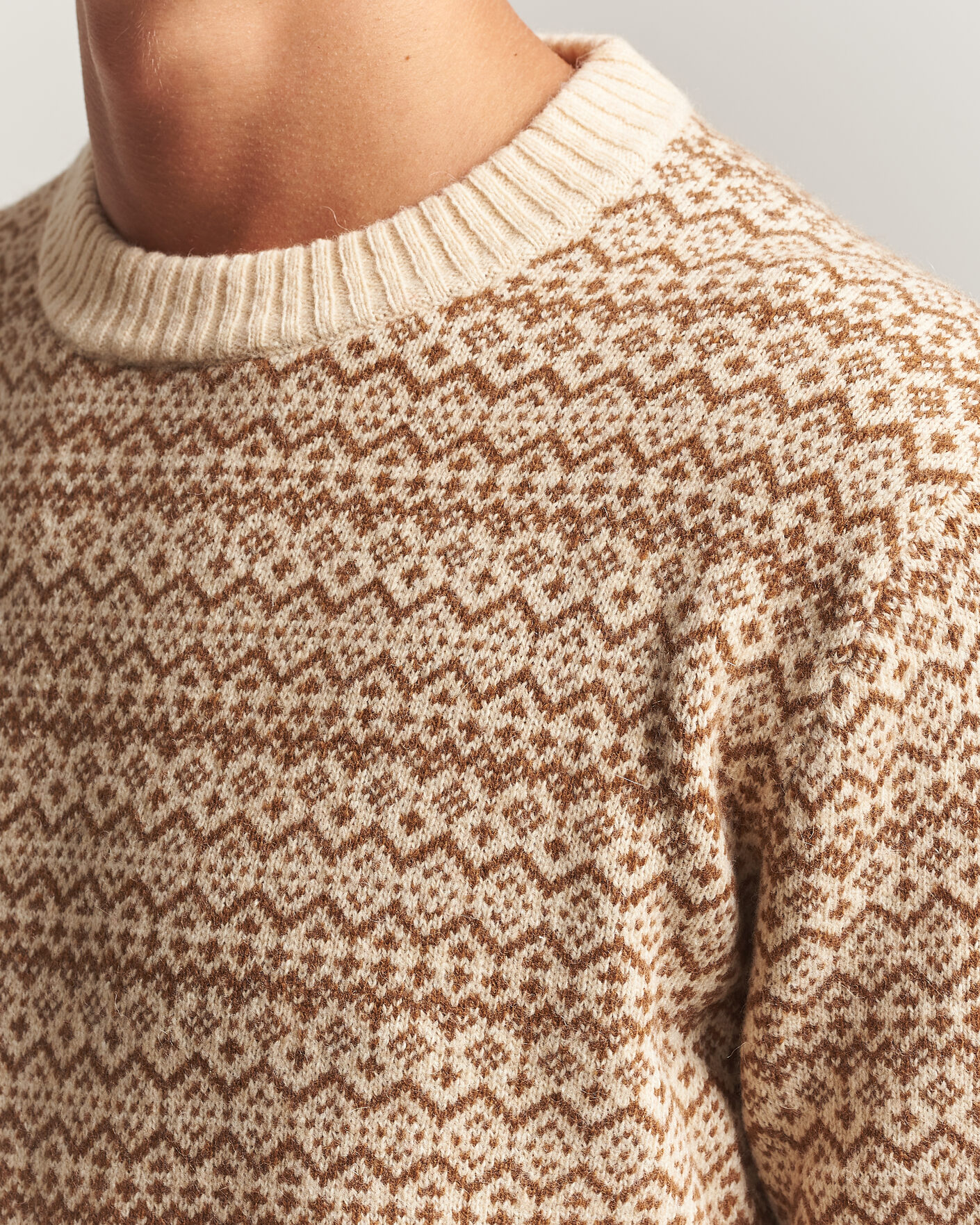 Herren | Pullover | Patagonia | Recycled Wool Blend Sweater Snow Squail Natural