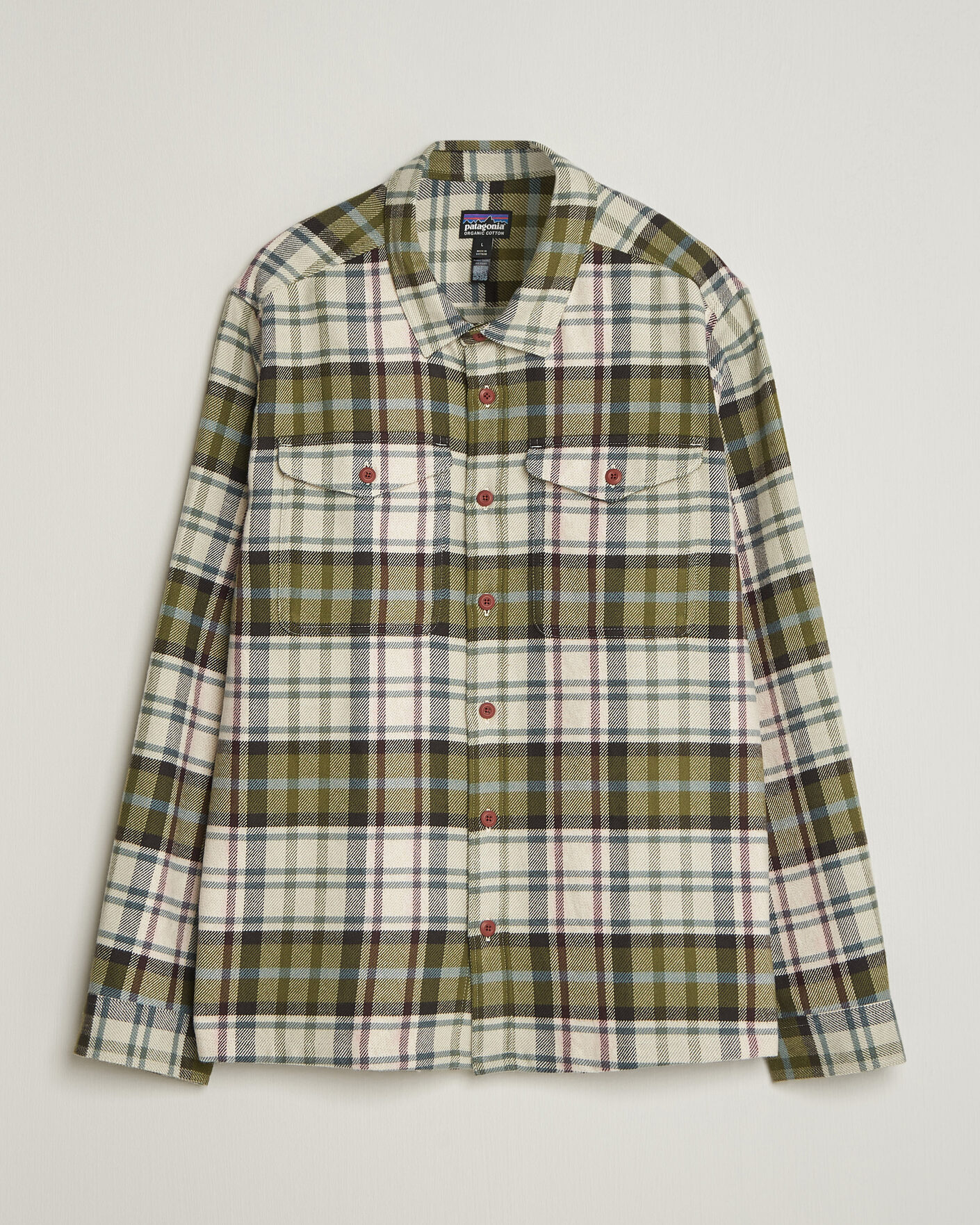 Herren | Hemden | Patagonia | Fjord Flannel Shirt Weathered Stone