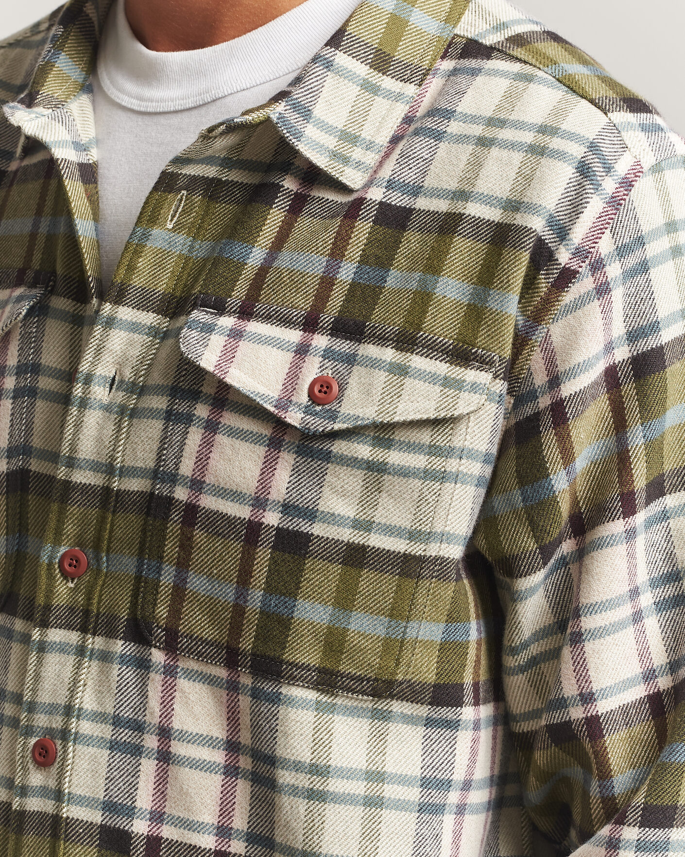 Herren | Hemden | Patagonia | Fjord Flannel Shirt Weathered Stone