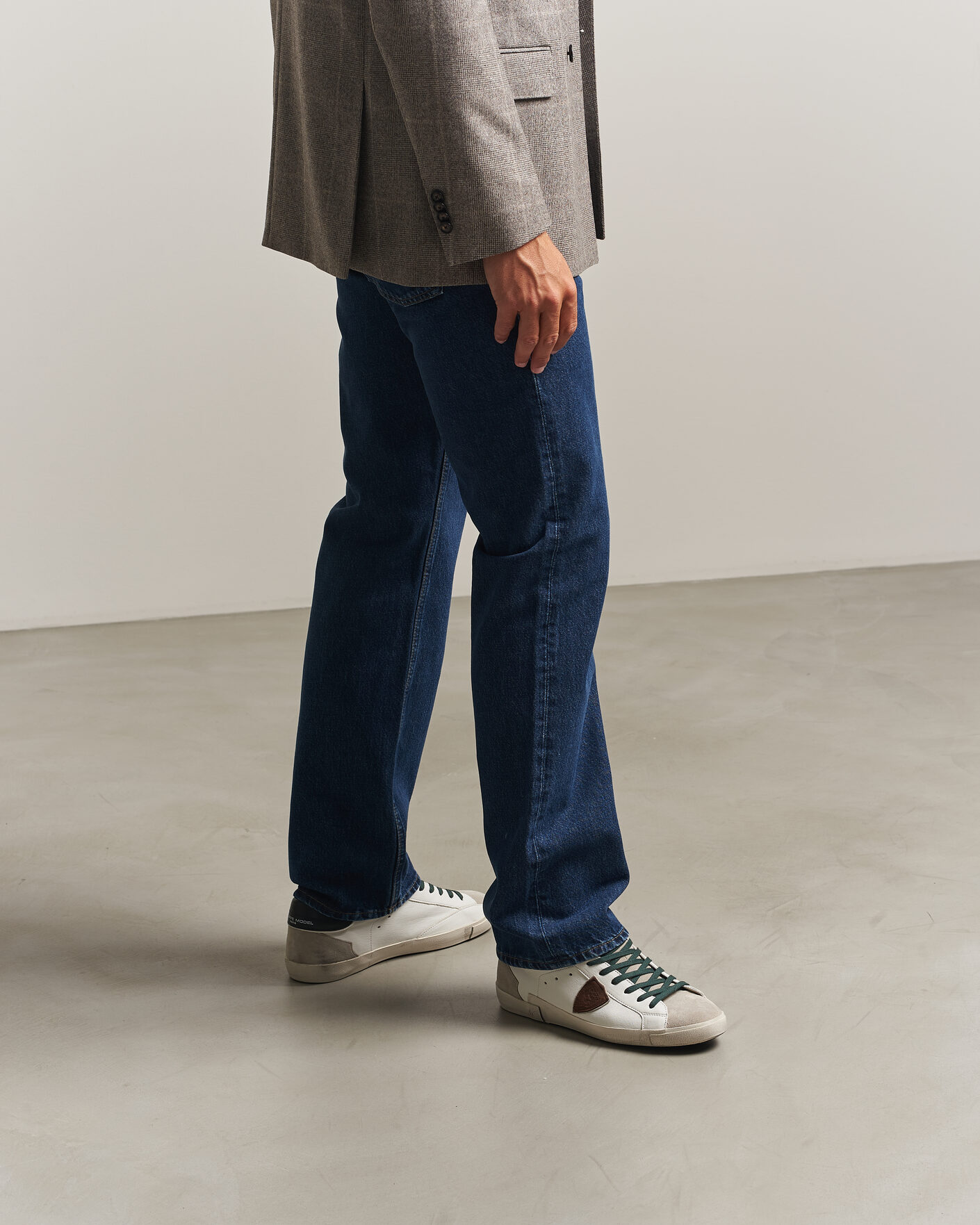 Herren | Sneaker | Philippe Model | PRSX Low Top Suede Sneaker White/Black