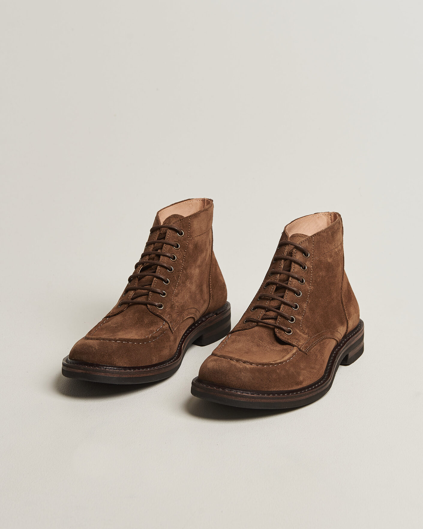 Herren | Boots | Astorflex | Nuvoflex Dainite Lace Up Boot Dark Khaki Suede