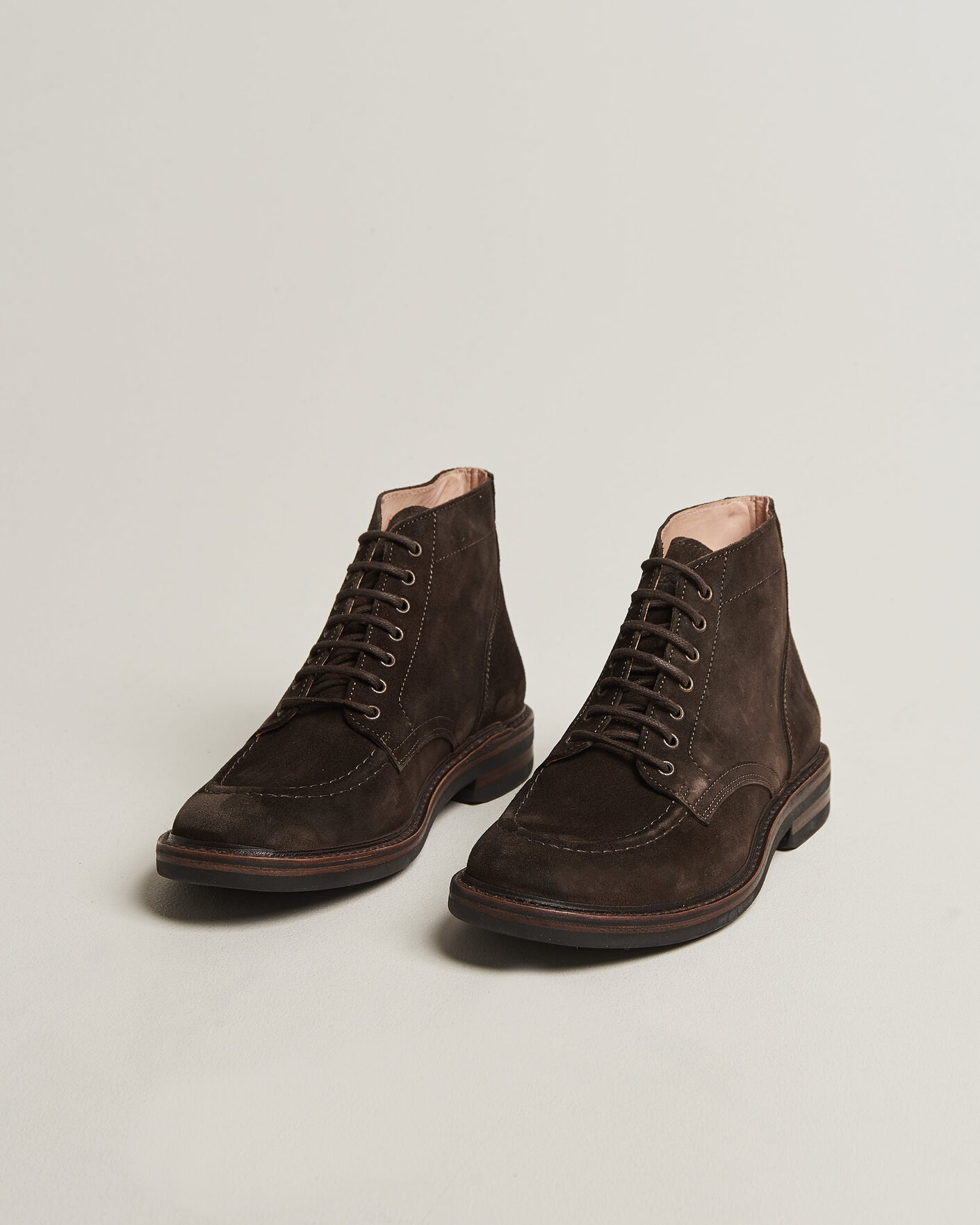 Herren | Boots | Astorflex | Nuvoflex Dainite Lace Up Boot Dark Brown Suede