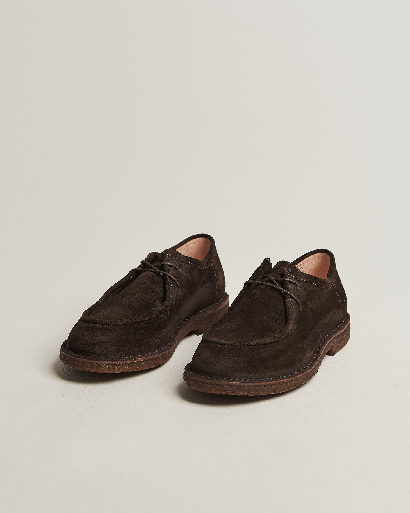 Herren | Derby | Astorflex | Artflex Moc Toe Dark Brown Suede