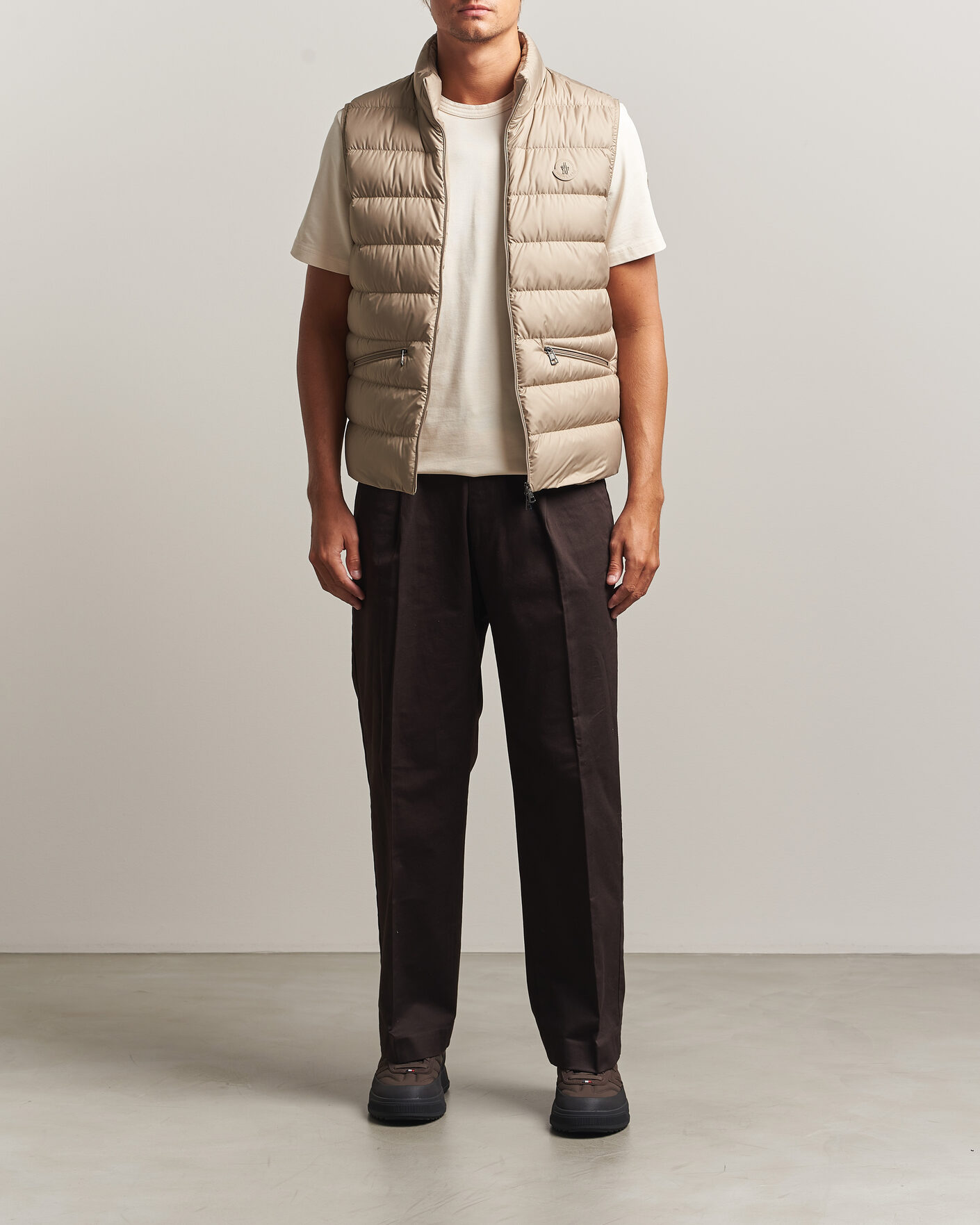Herren | Westen | Moncler | Treompan Down Vest Brown