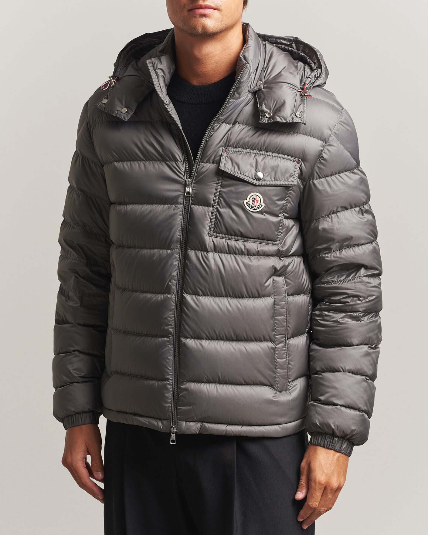 Herren | Jacken | Moncler | Verith Hooded Down Jacket Grey