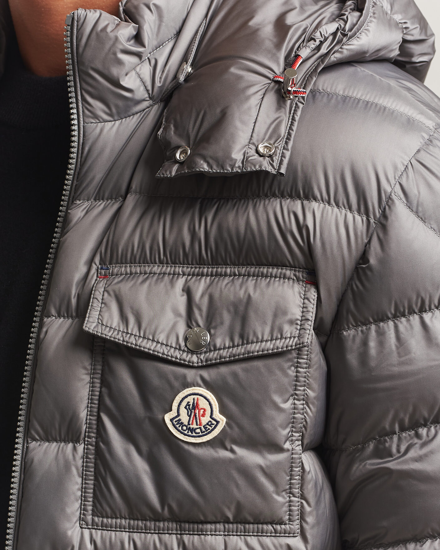 Herren | Jacken | Moncler | Verith Hooded Down Jacket Grey