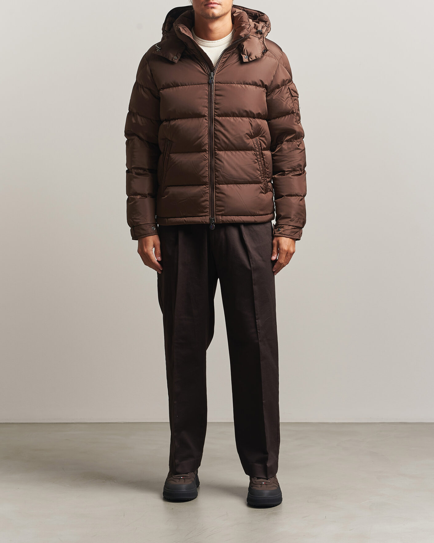 Herren | Jacken | Moncler | Maya Jacket Matte Brown