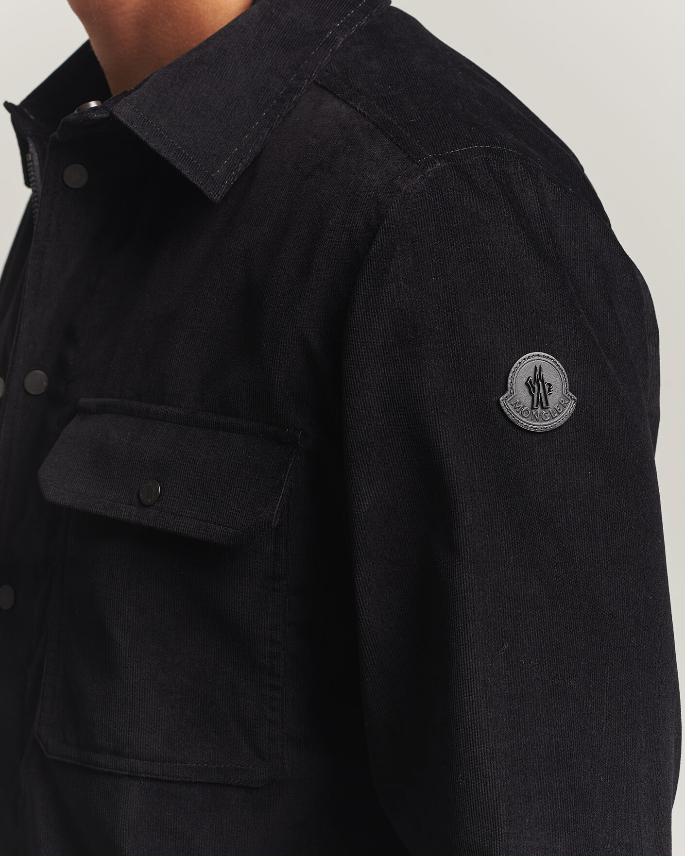 Herren | Hemden | Moncler | Corduroy Overshirt Black