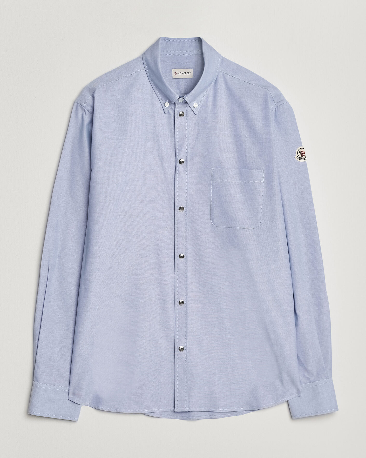 Herren | Hemden | Moncler | Popeline Shirt Light Blue