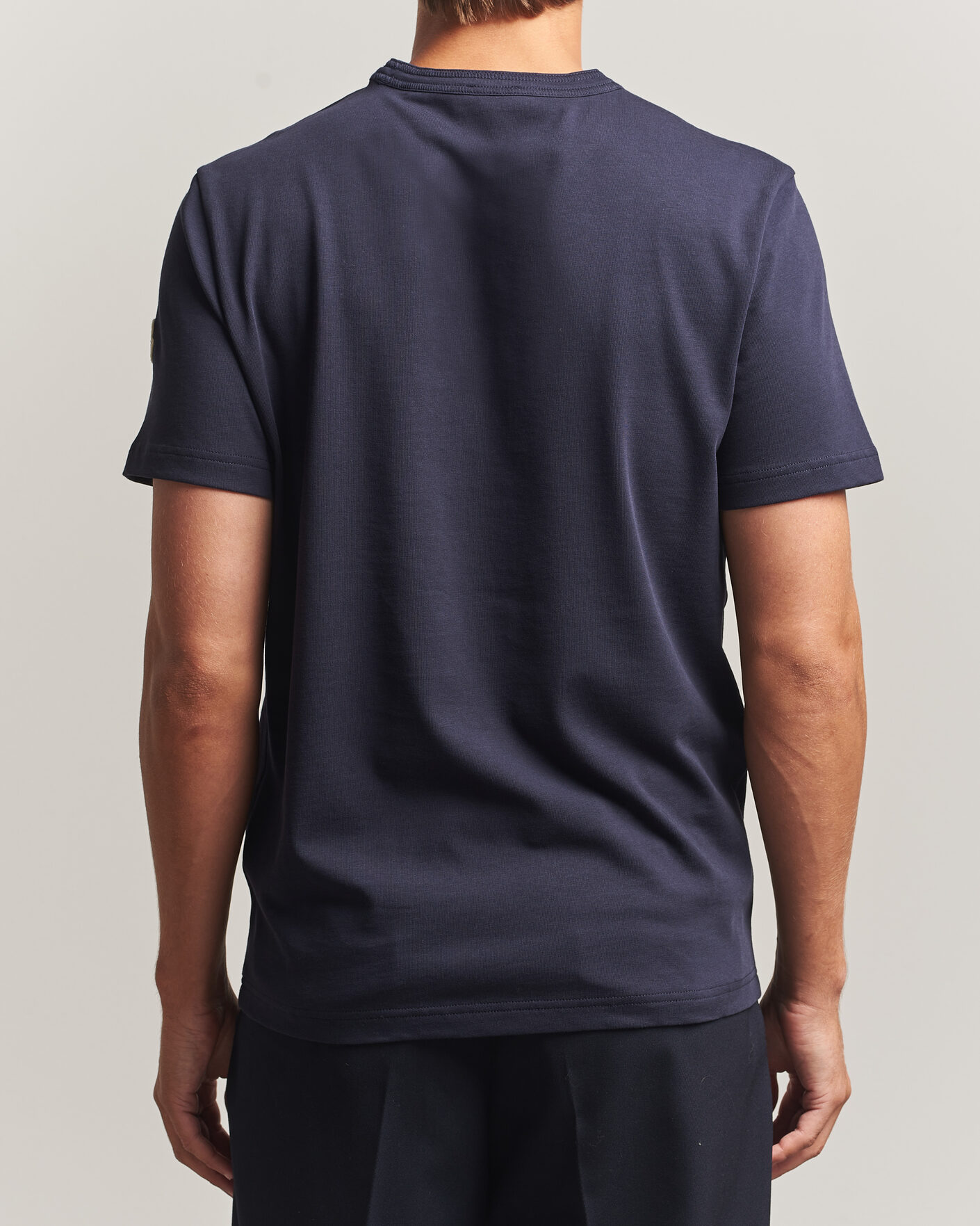 Herren | T-Shirts | Moncler | Varsity Logo T-Shirt Navy